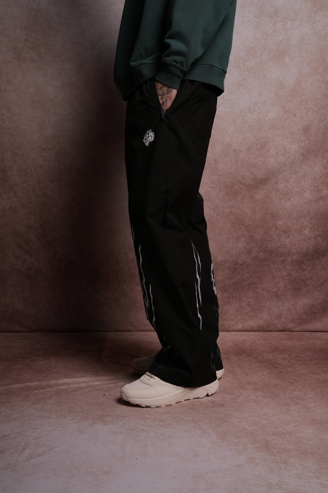 Darc Infernal Brolic Track Pants in Black