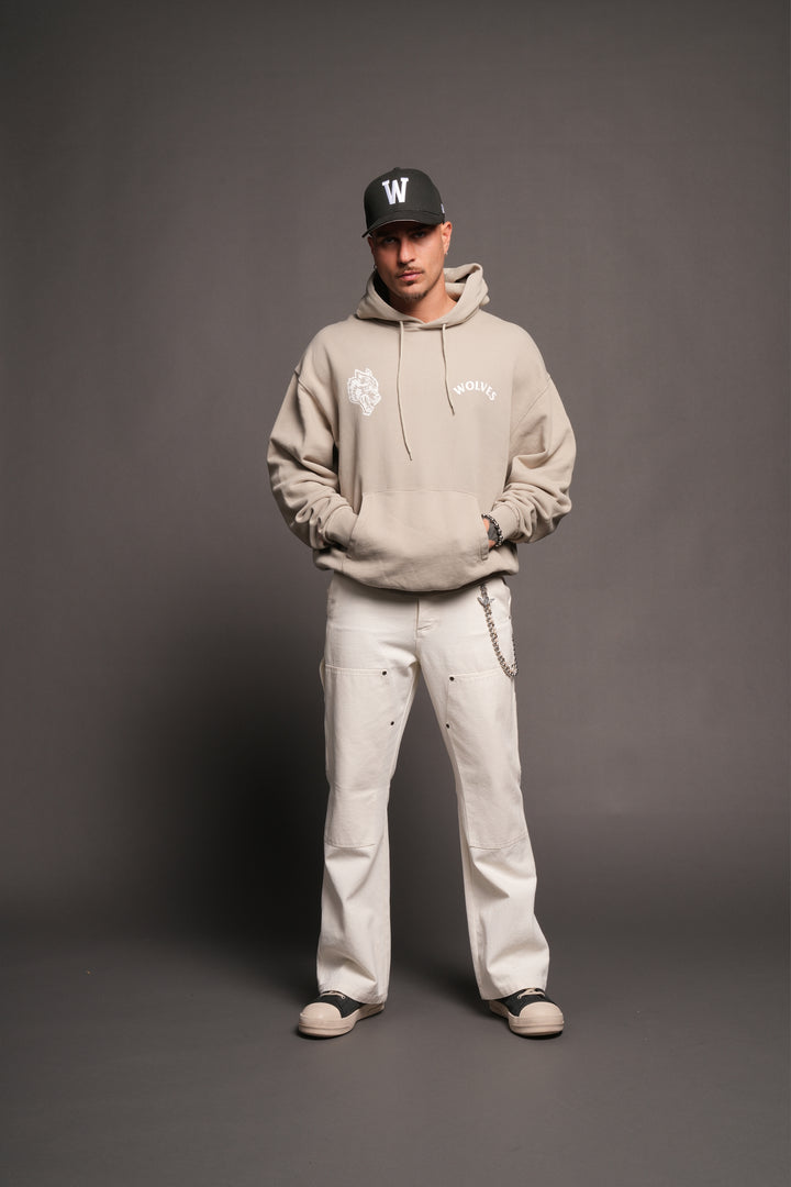Leap Of Faith V2 Bishop Hoodie In Cactus Gray
