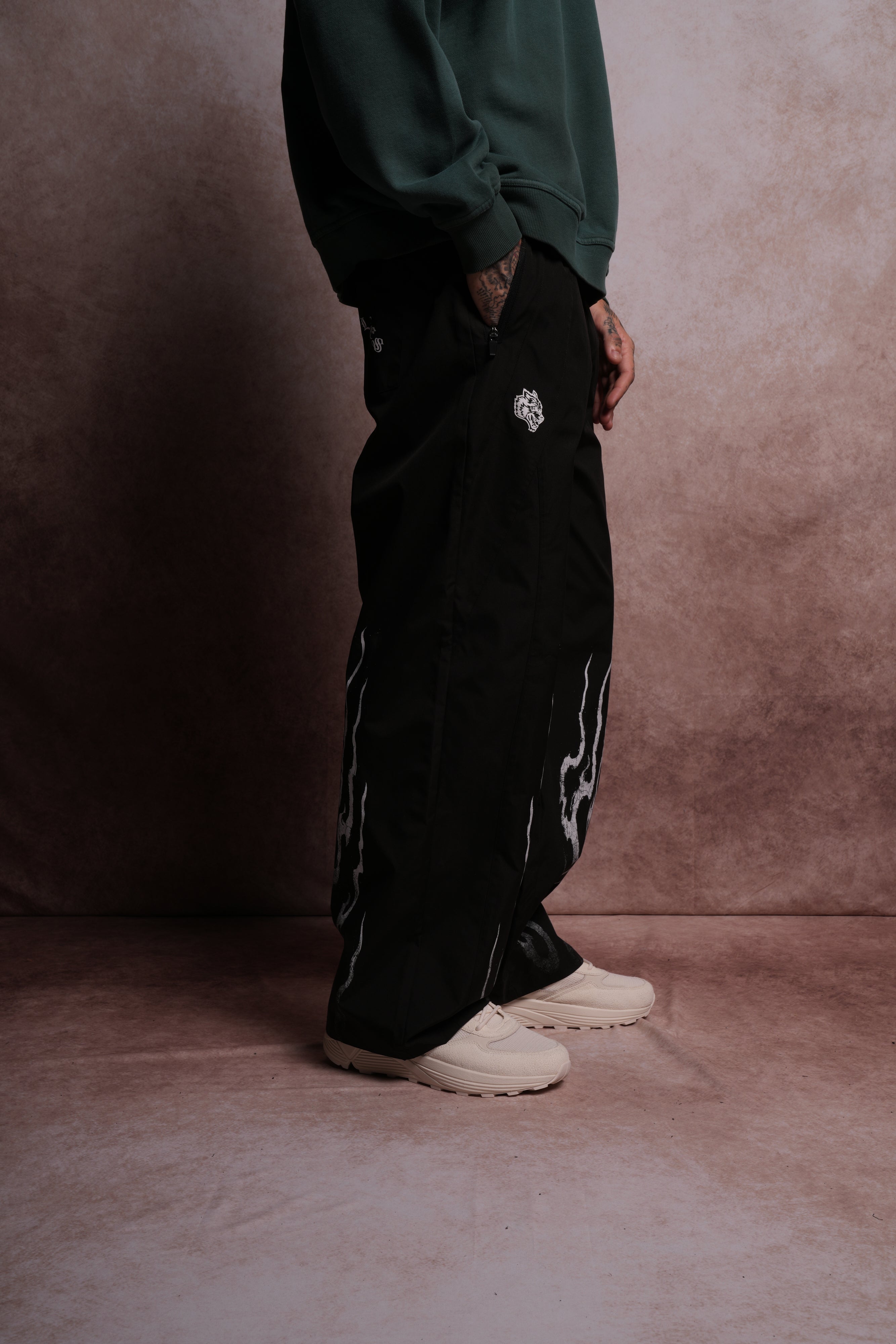 Darc Infernal Brolic Track Pants in Black