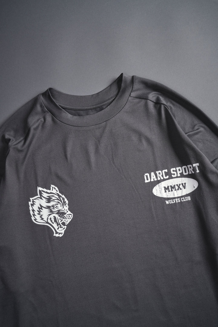 Gridiron "Dry Wolf" S/S Raglan Tee in Wolf Gray