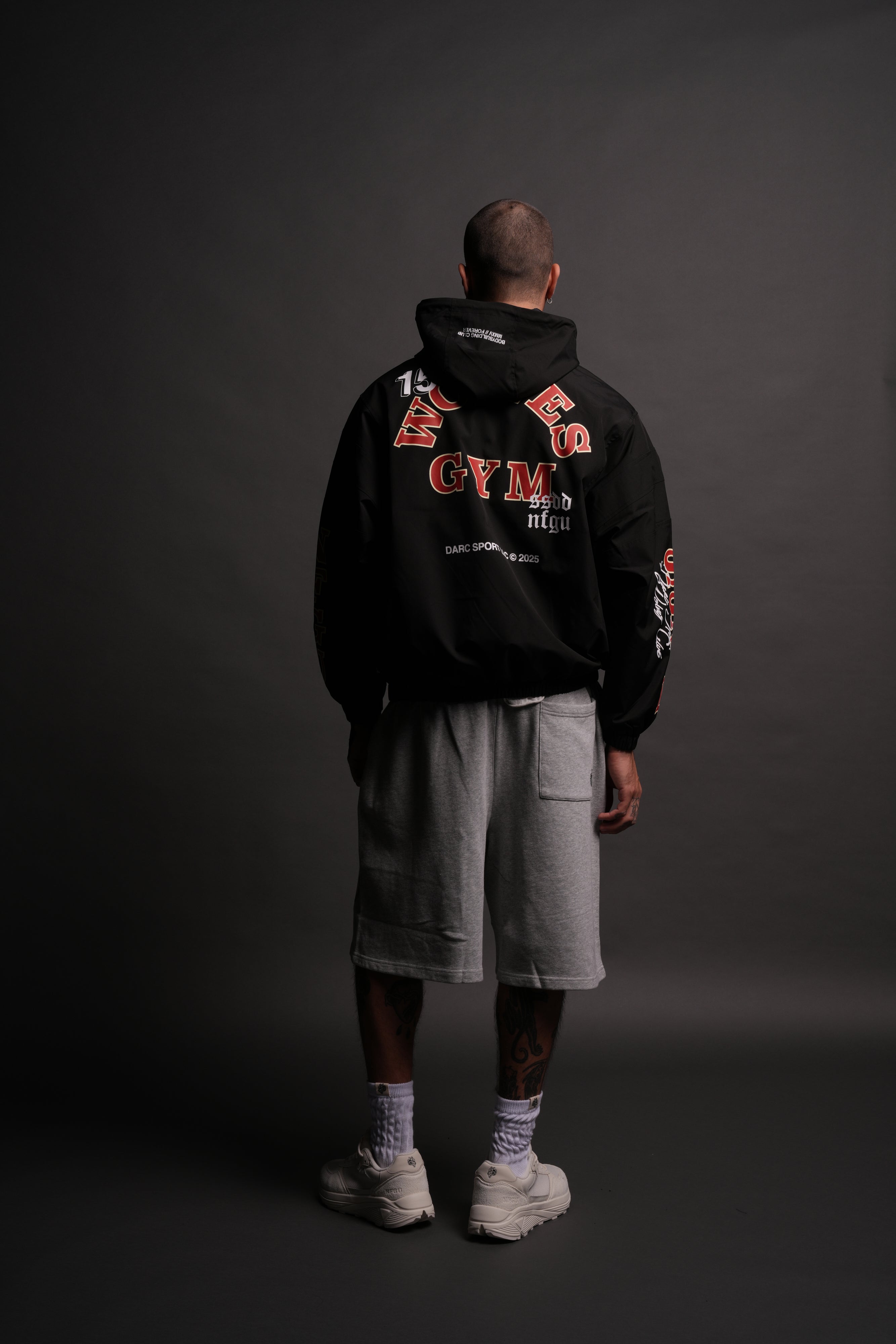 Wolves Gym V2 Brolic Unisex Track Jacket in Black