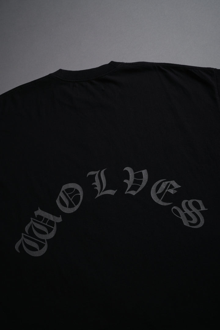 Our Clubs Grunge Cut-Off Tee in Black