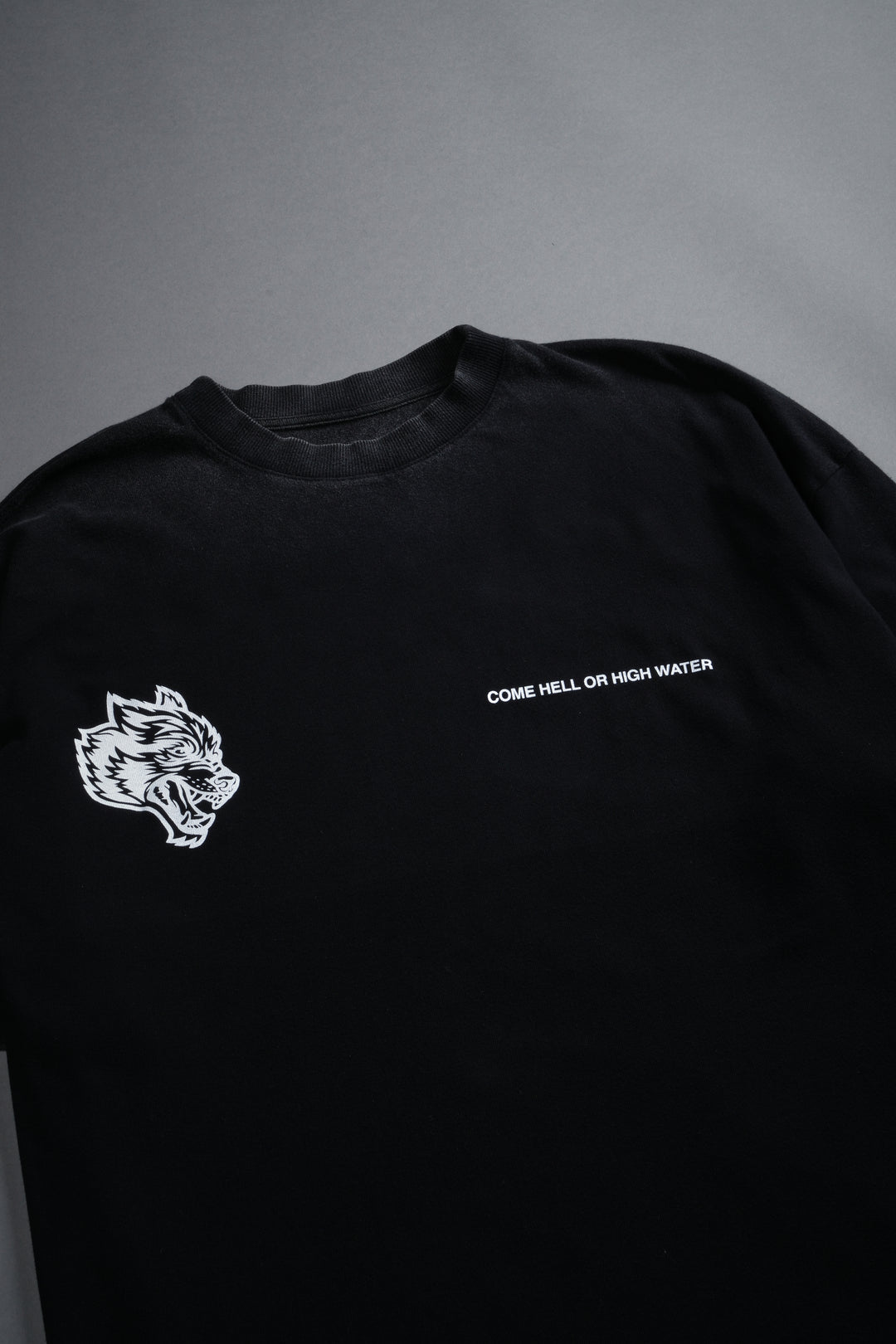 Come Hell Or High Water NFGU Premium Oversized Tee in Black