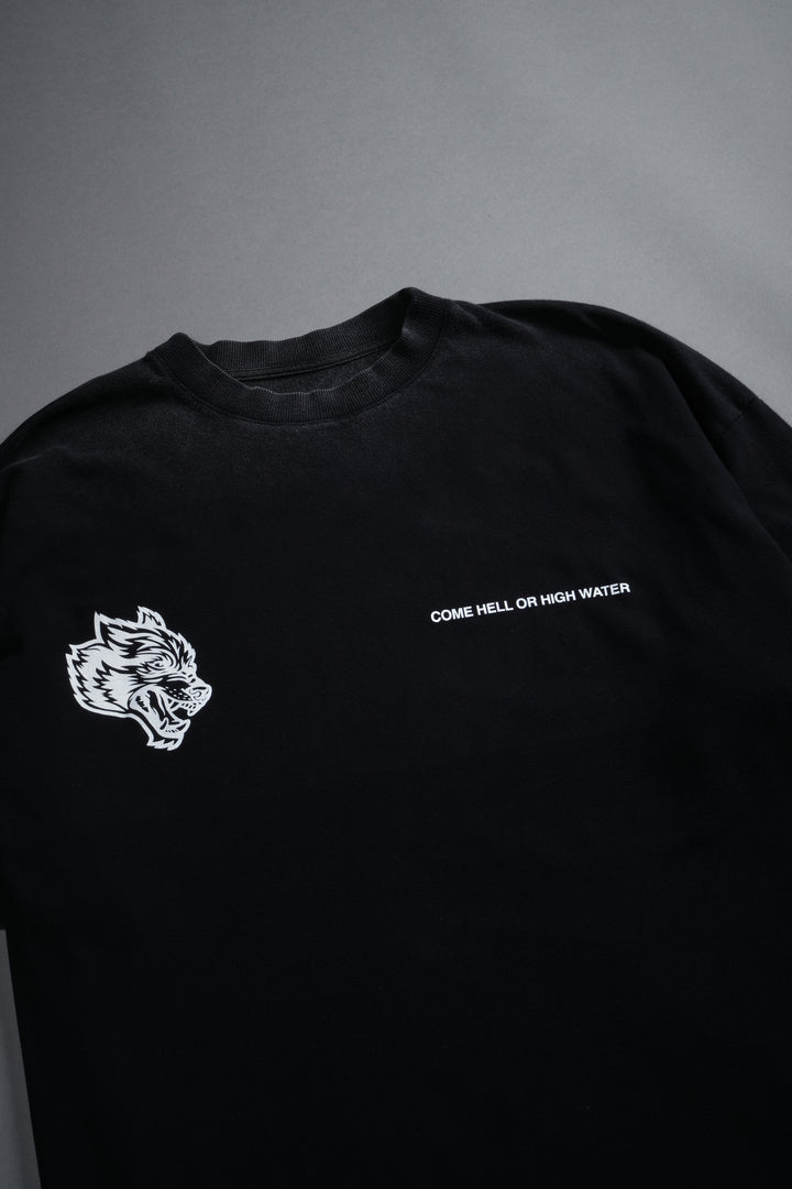 Come Hell Or High Water NFGU Premium Oversized Tee in Black