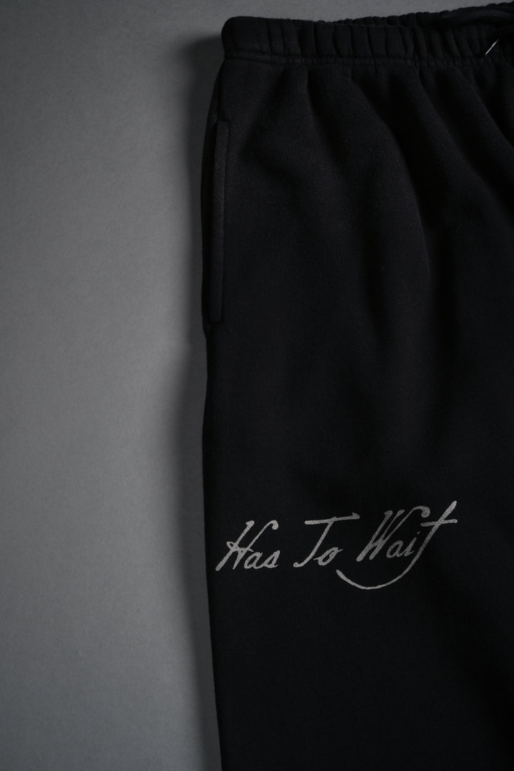 Sacred Flash Lightweight Lounger Sweat Pants in Black Drift Wash