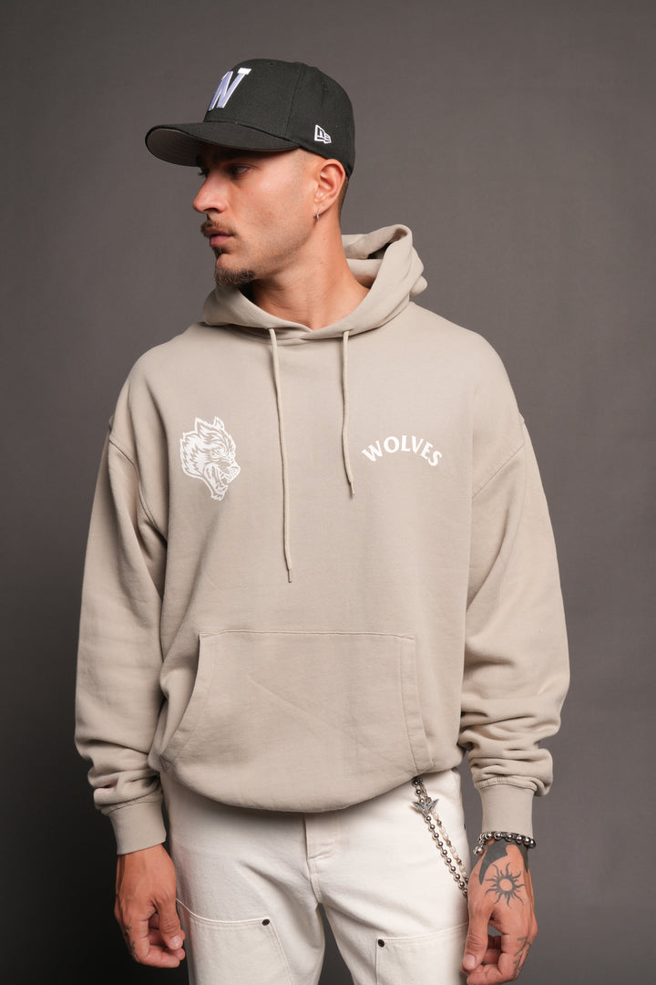 Leap Of Faith V2 Bishop Hoodie In Cactus Gray