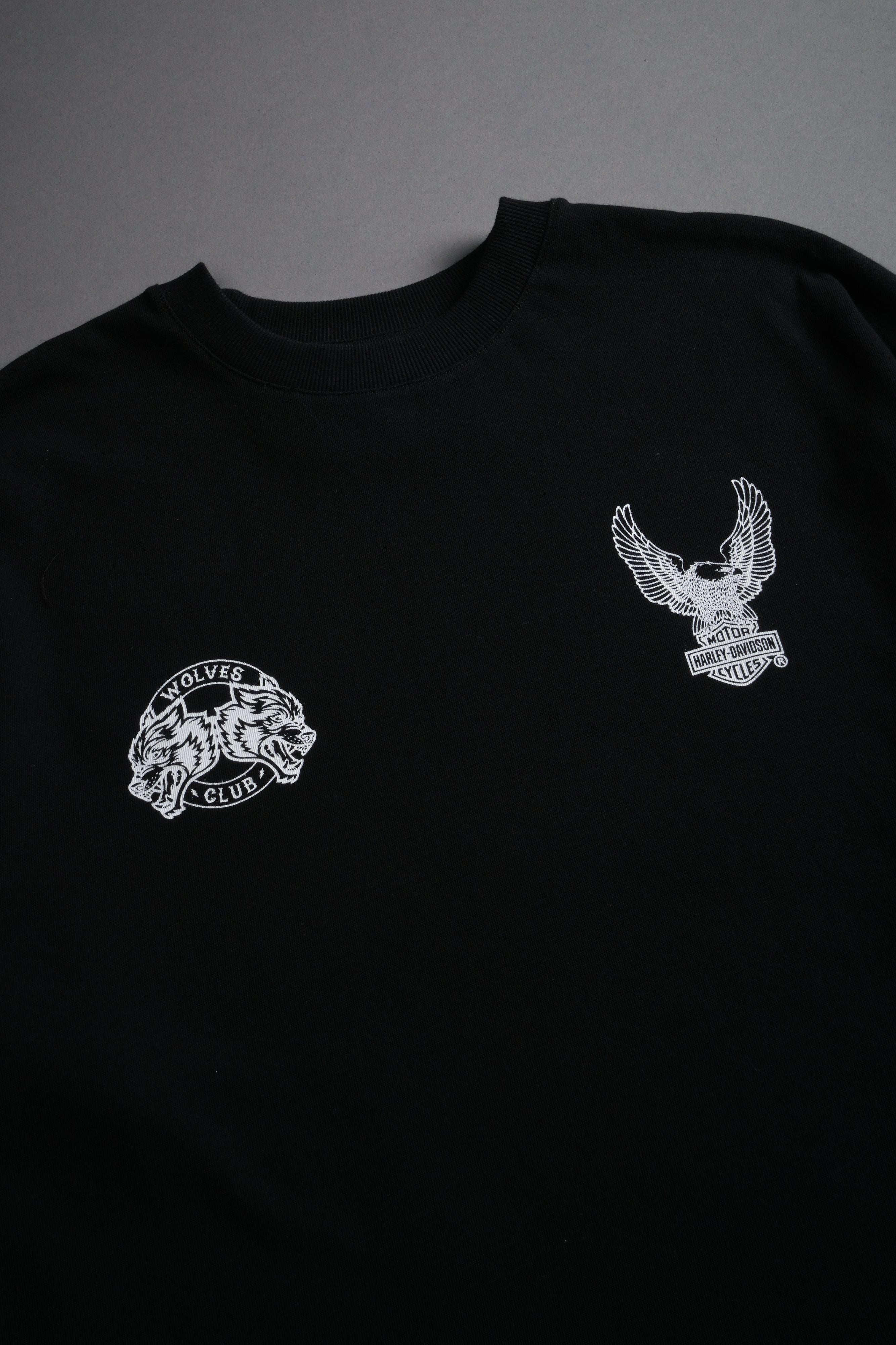 The Eagle & The Wolf "Premium" Oversized Tee in Black