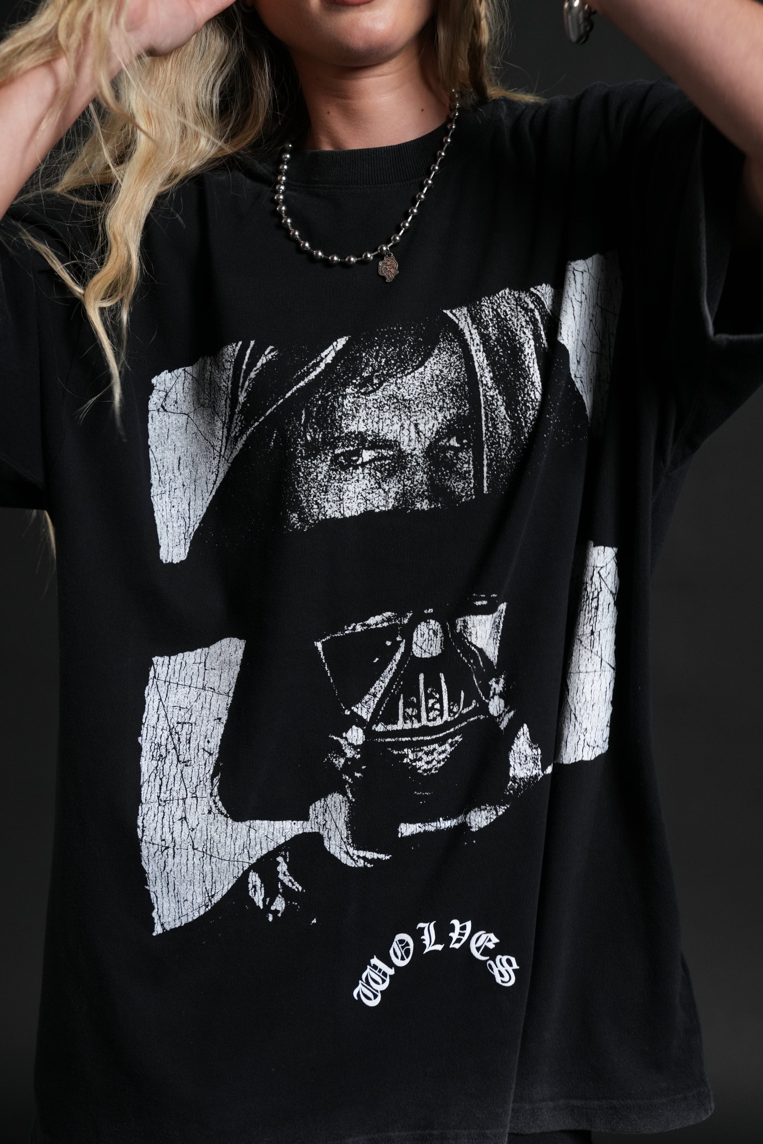 Inner Darkness Premium Oversized Tee in Black