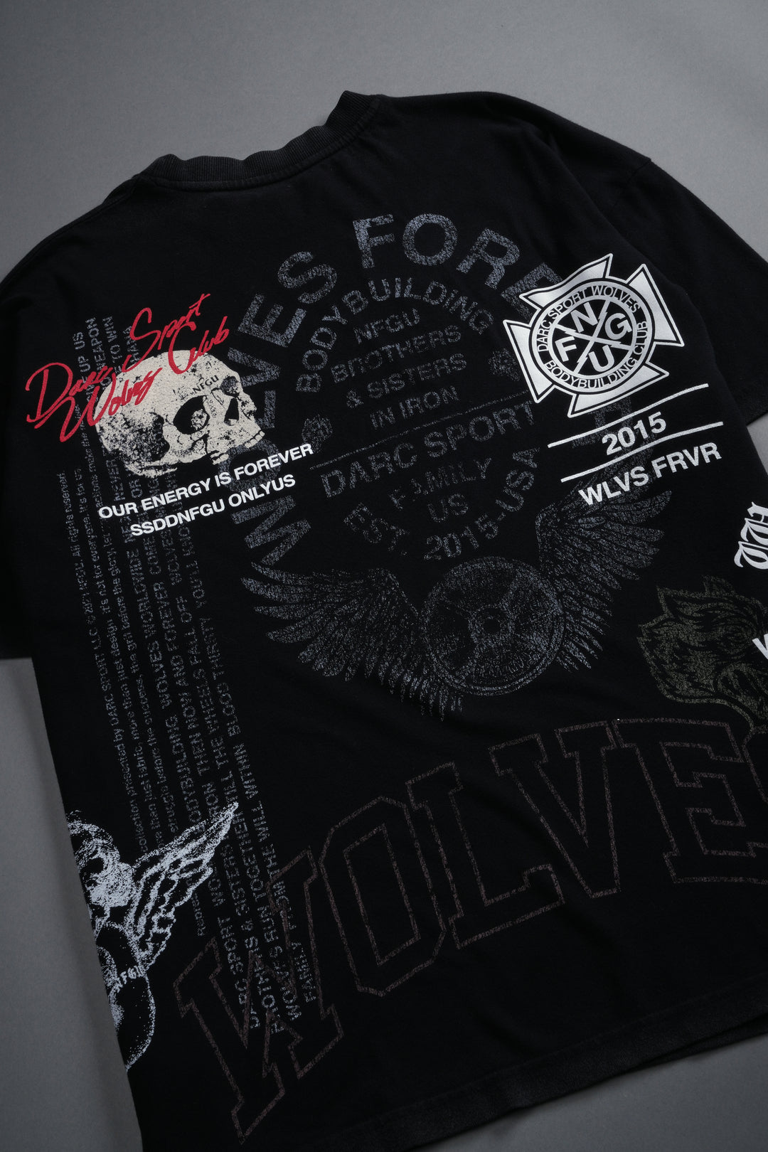 Fearless NFGU Premium Oversized Tee in Black
