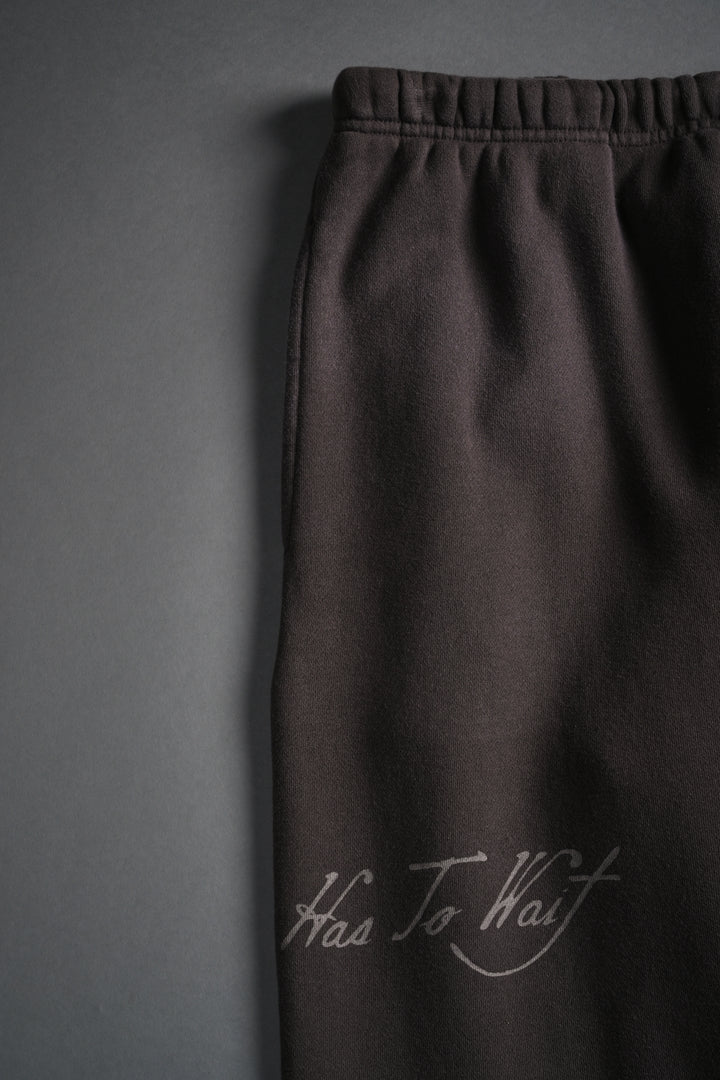 Sacred Flash Lightweight Lounger Sweat Pants in Darc Brown Drift Wash