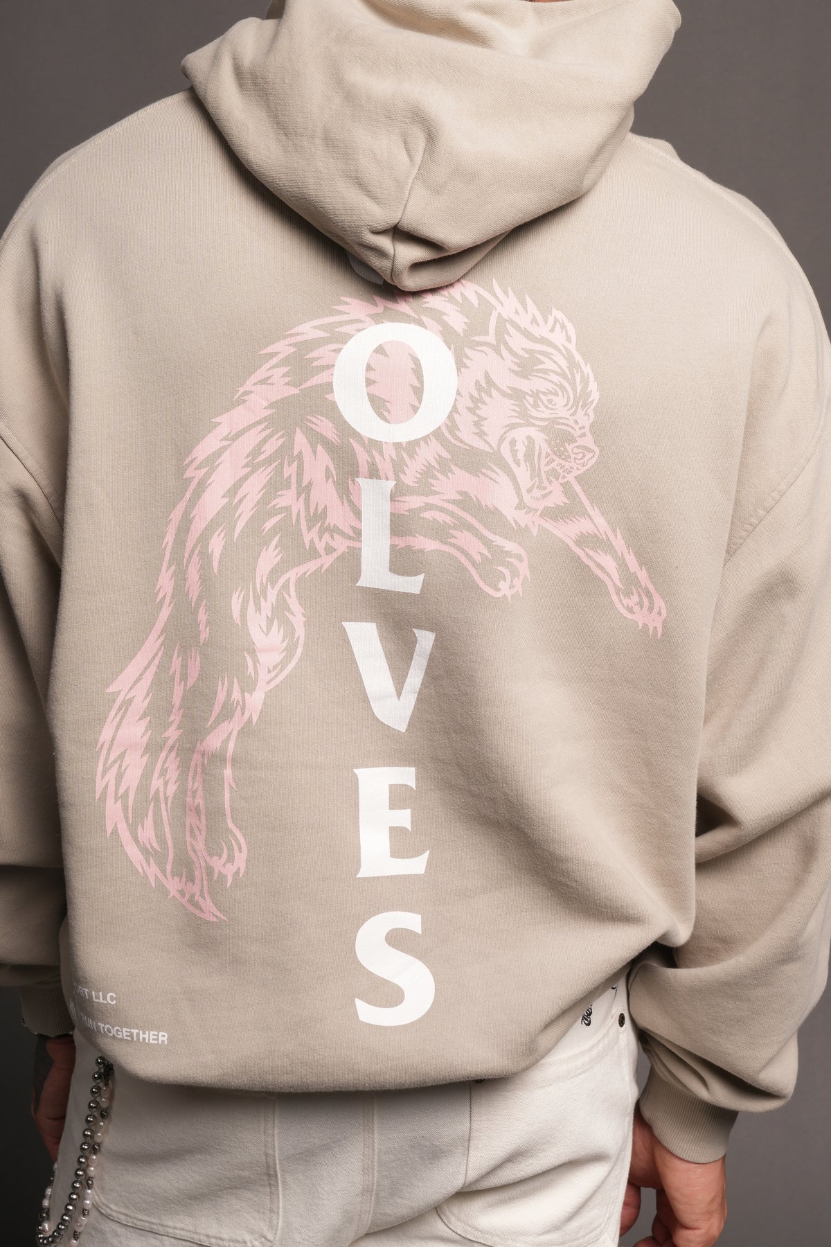 Leap Of Faith V2 Bishop Hoodie In Cactus Gray