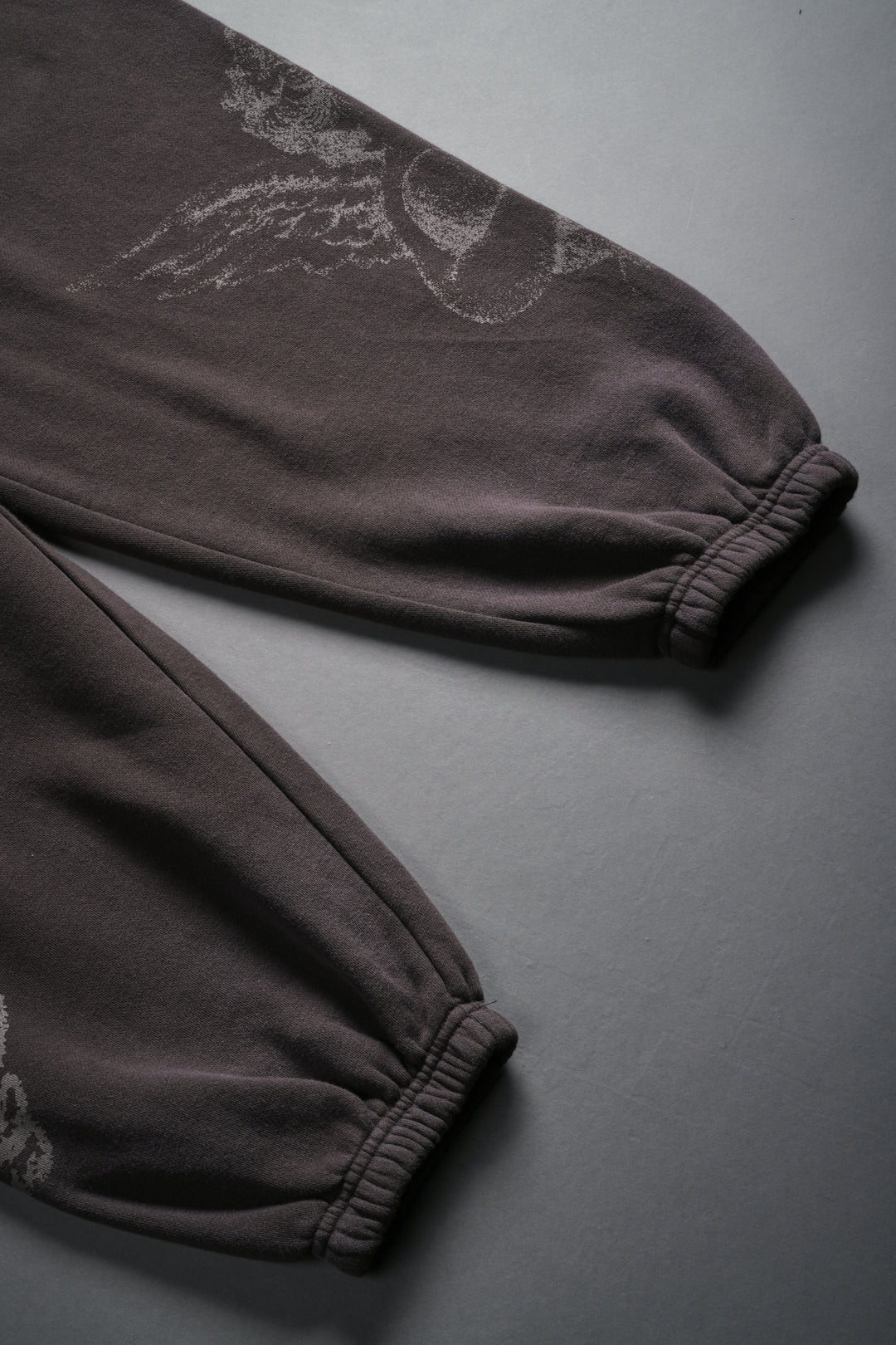 Sacred Flash Lightweight Lounger Sweat Pants in Darc Brown Drift Wash