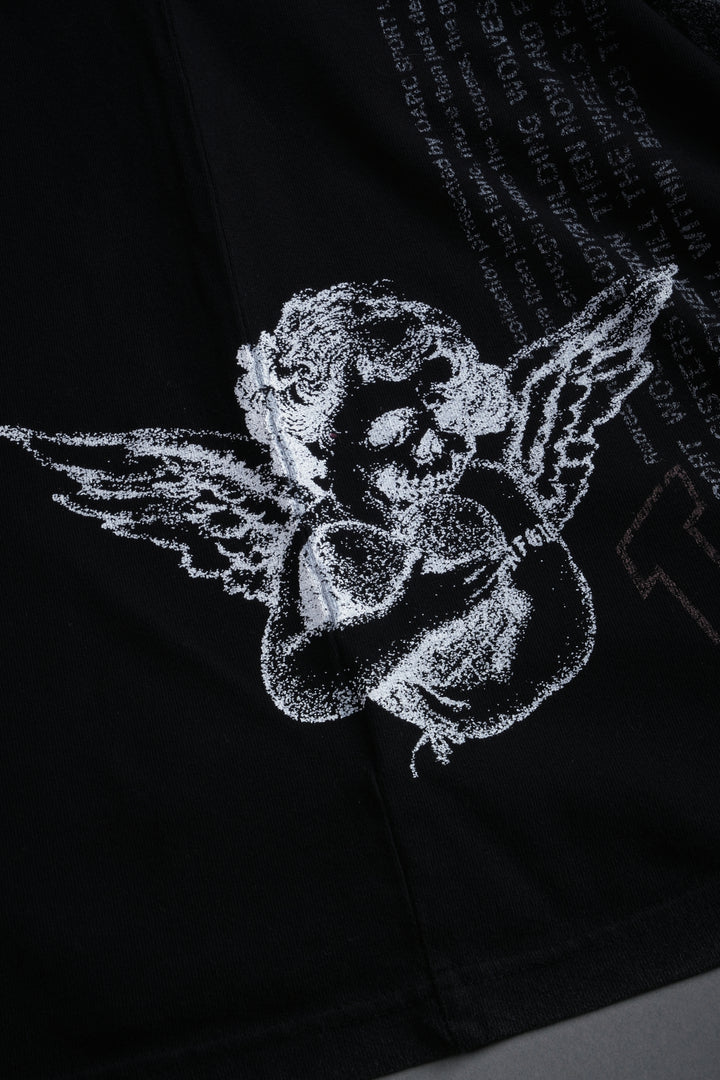 Fearless NFGU Premium Oversized Tee in Black
