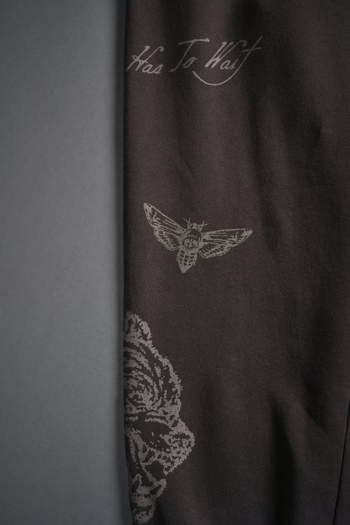 Sacred Flash Lightweight Lounger Sweat Pants in Darc Brown Drift Wash