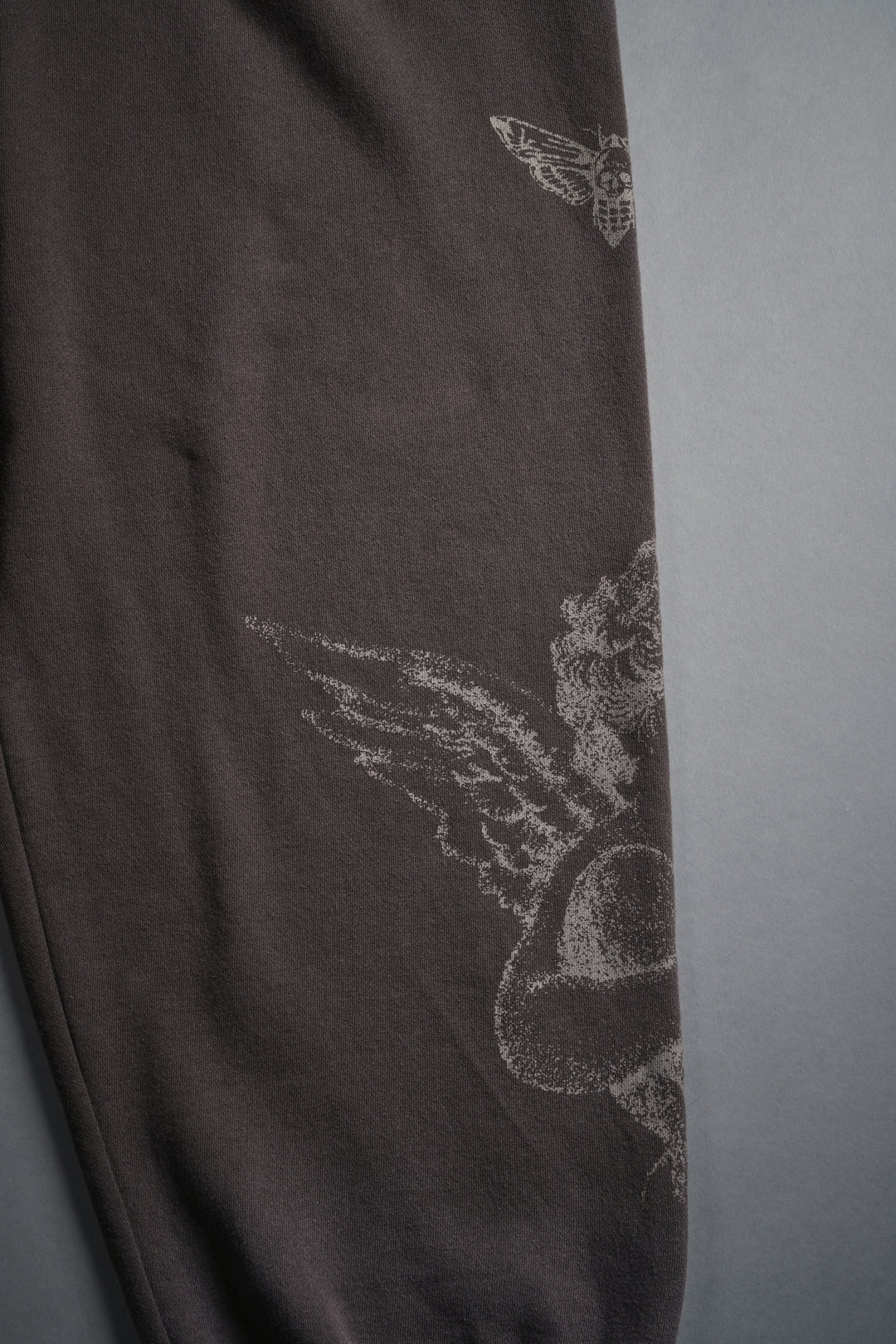 Sacred Flash Lightweight Lounger Sweat Pants in Darc Brown Drift Wash