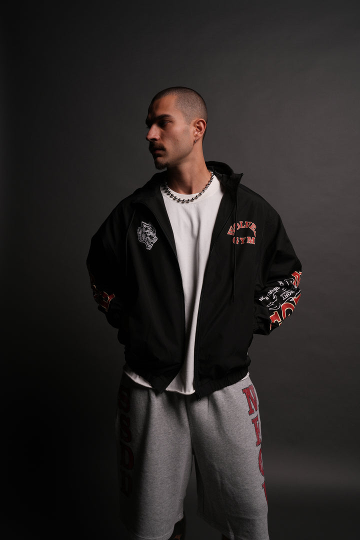 Wolves Gym V2 Brolic Unisex Track Jacket in Black