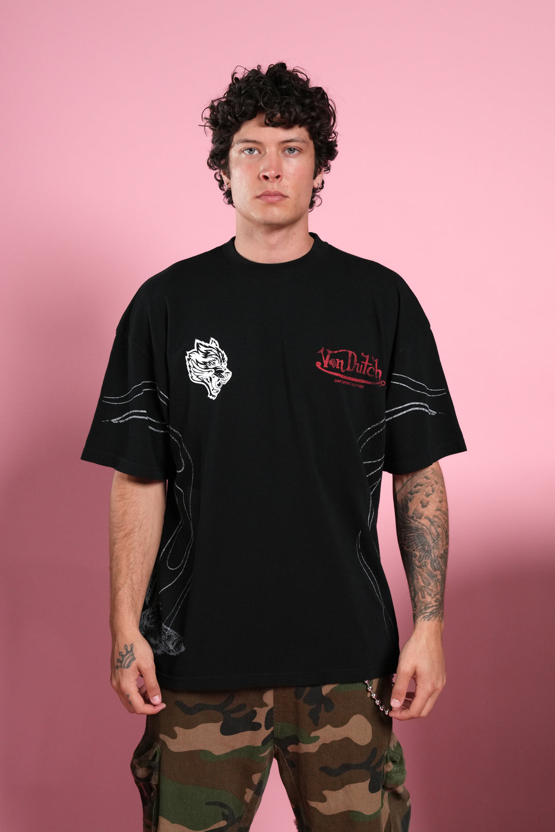 Darc Nocturne "Side-By-Side" Series Premium Tee in Black