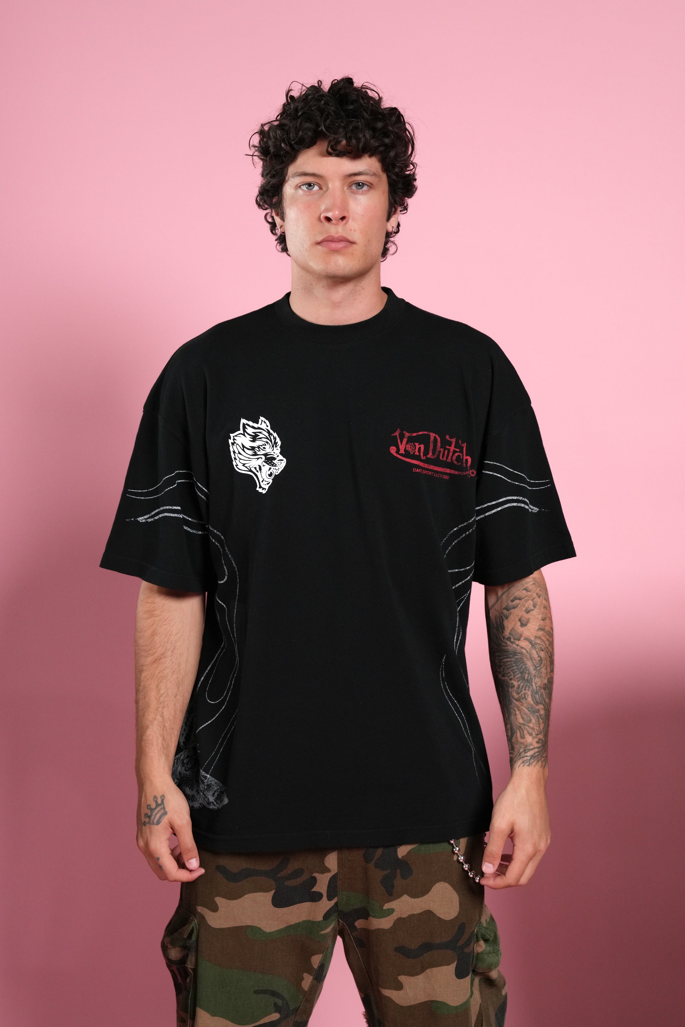 Darc Nocturne "Side-By-Side" Series Premium Tee in Black