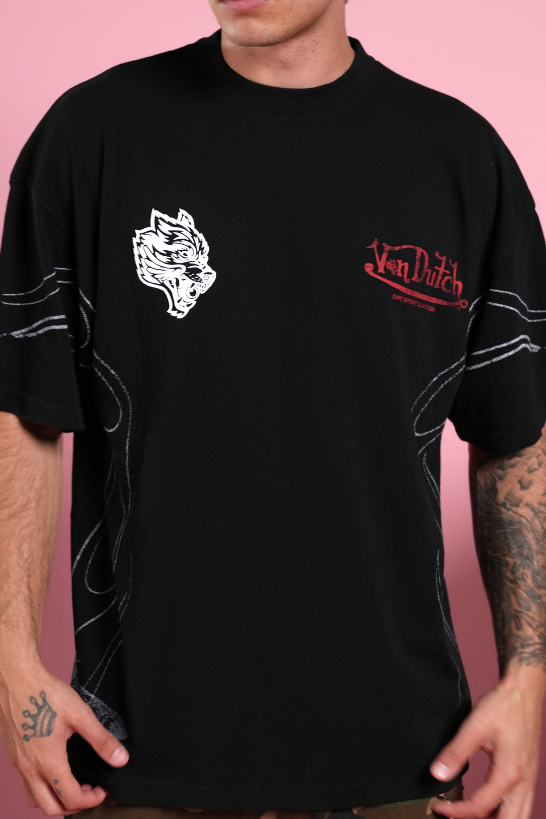 Darc Nocturne "Side-By-Side" Series Premium Tee in Black