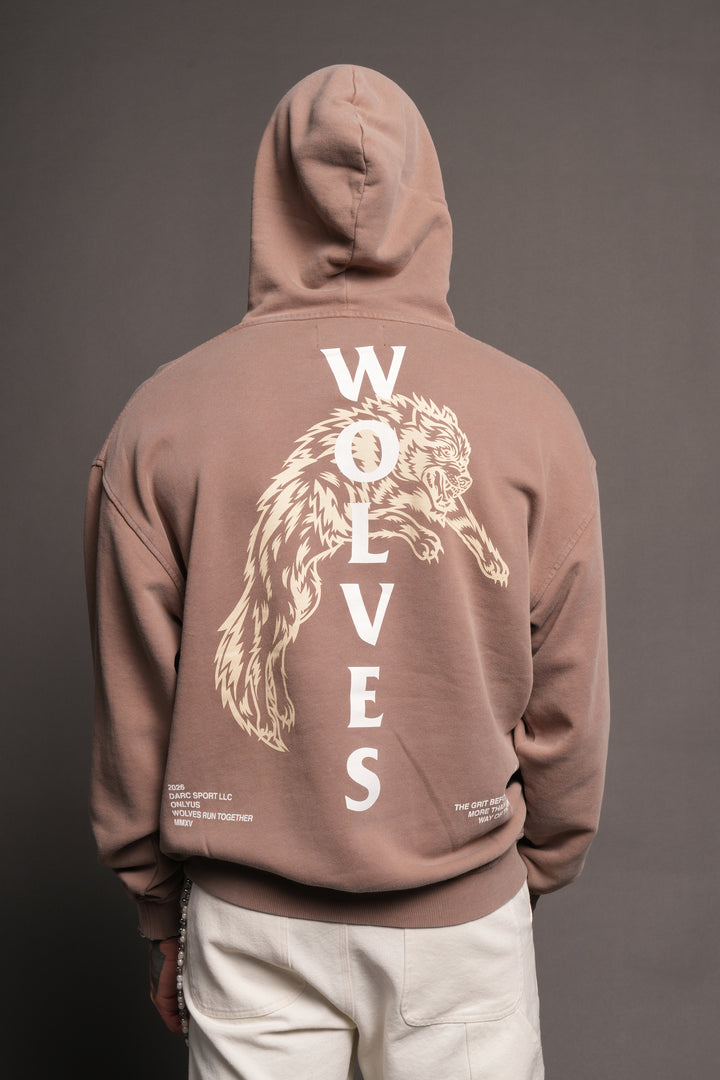 Leap Of Faith V2 Bishop Hoodie In Mojave Brown