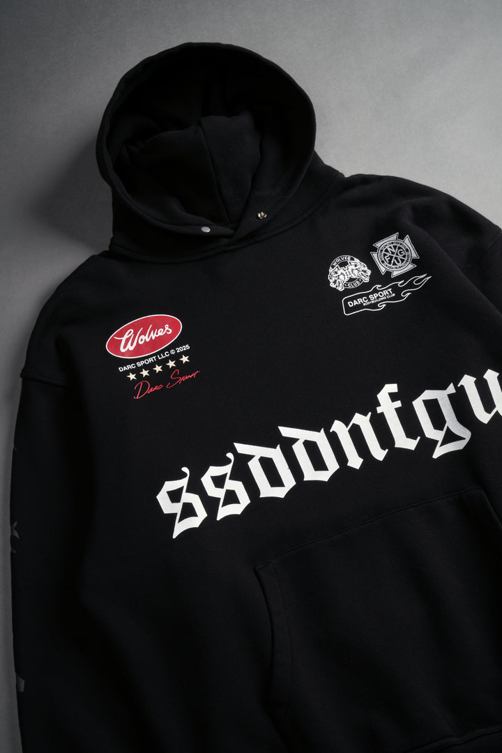 Us Forever "Pierce" Hoodie in Black