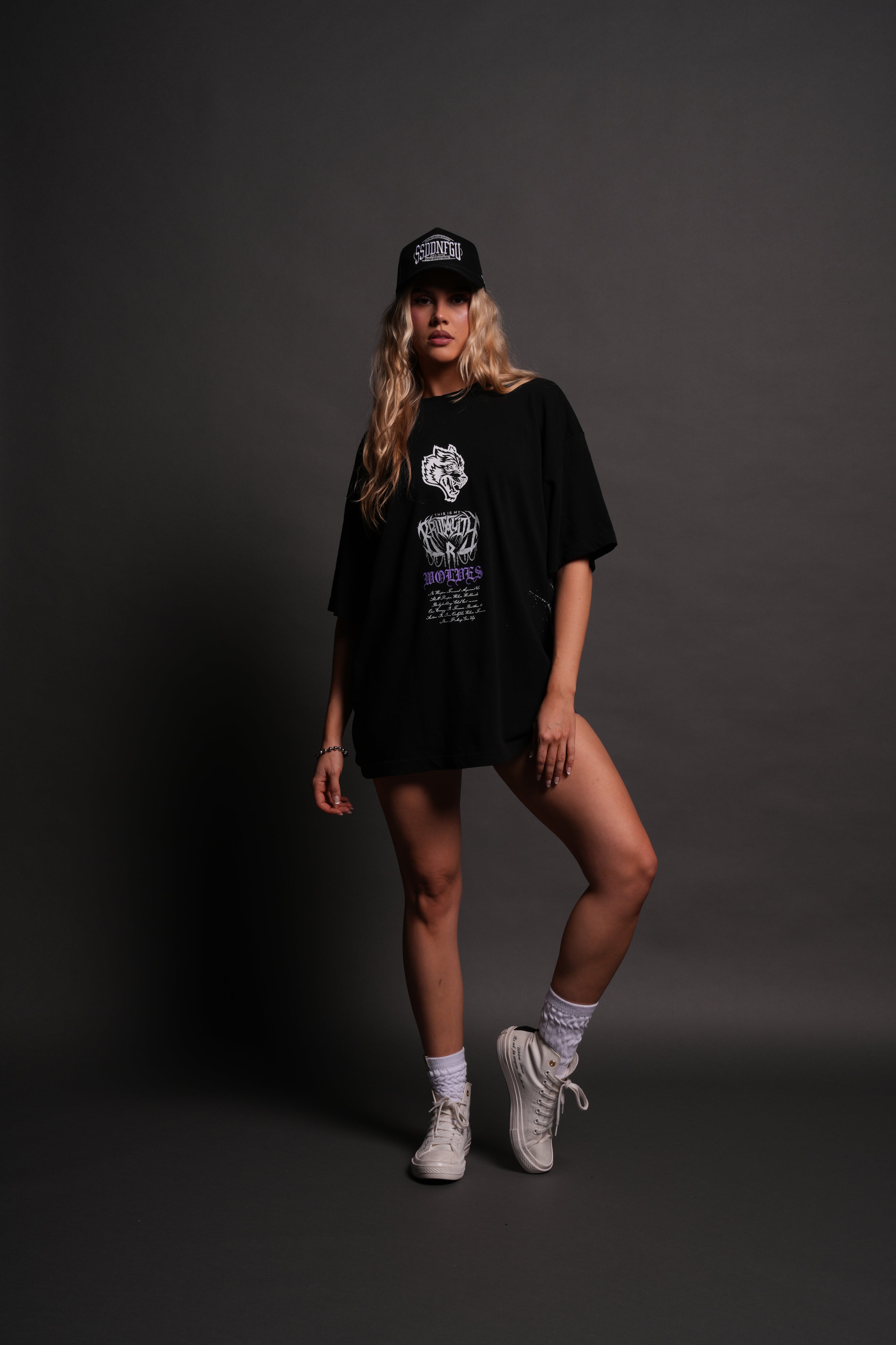 Brutality "Premium" Oversized Tee in Black