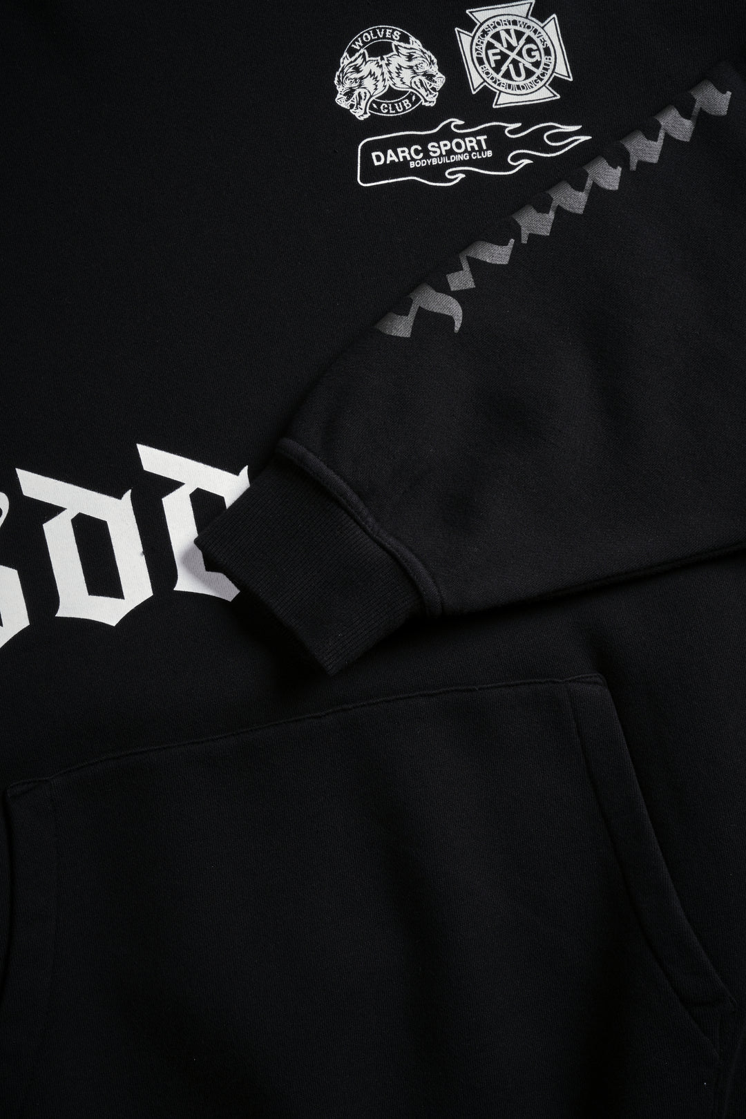 Us Forever "Pierce" Hoodie in Black