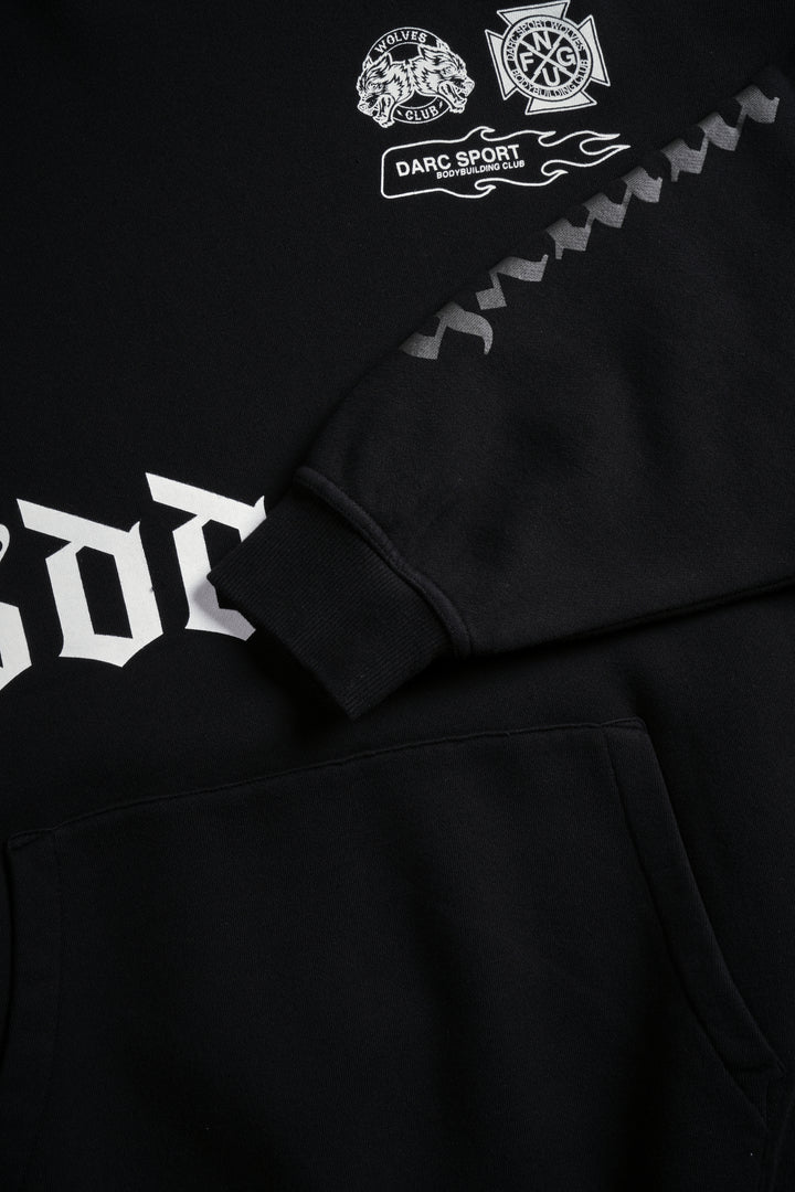 Us Forever "Pierce" Hoodie in Black