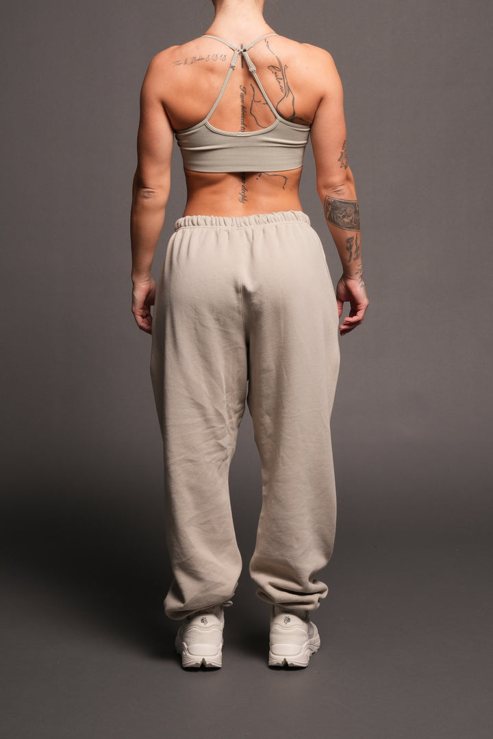 Dual Lightweight Lounger Sweat Pants In Cactus Gray