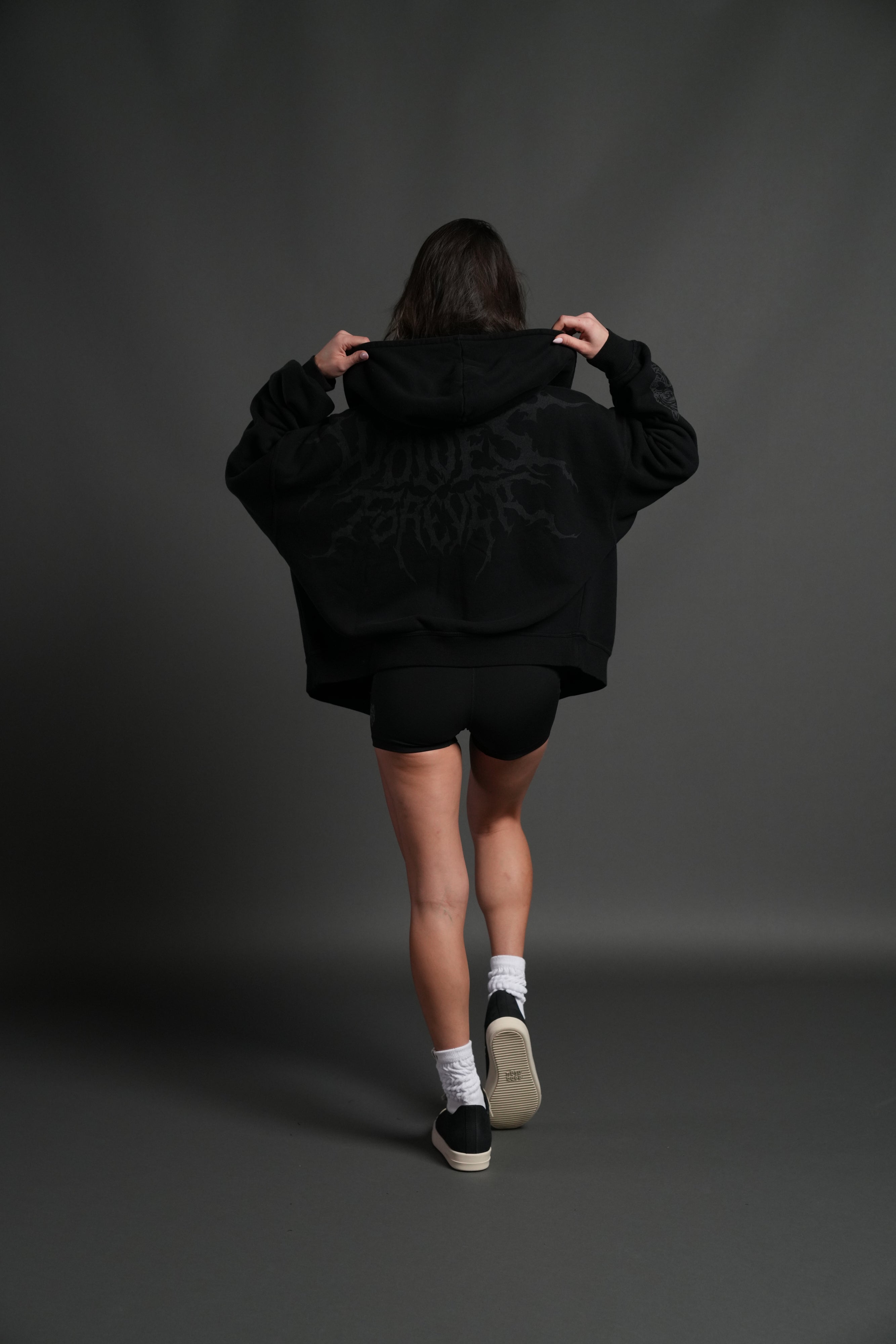 Vader Vex Double Zip Hoodie in Black – DarcSport