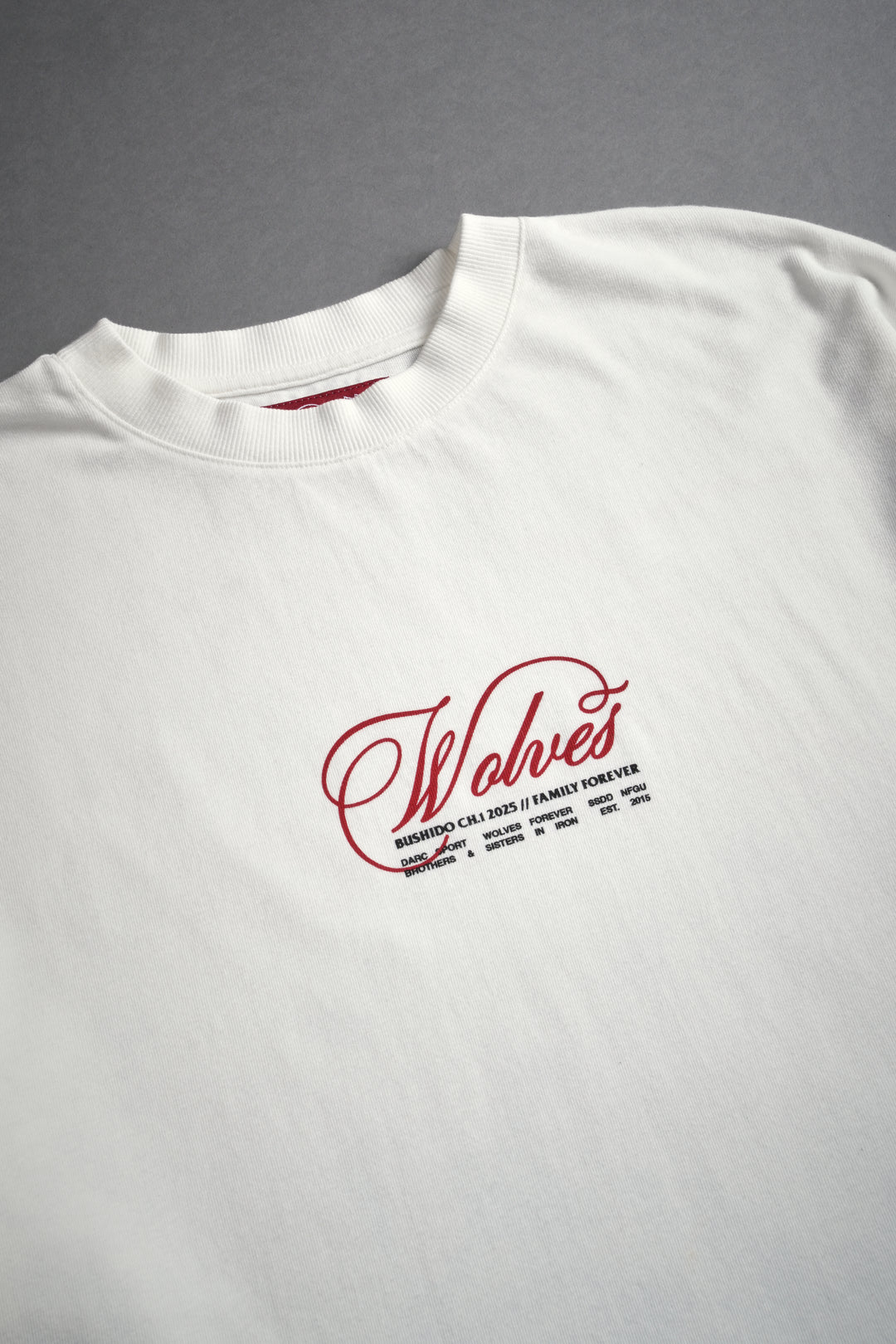 (1 Of 500) Death Bloom "Premium" Oversized Tee in Cream