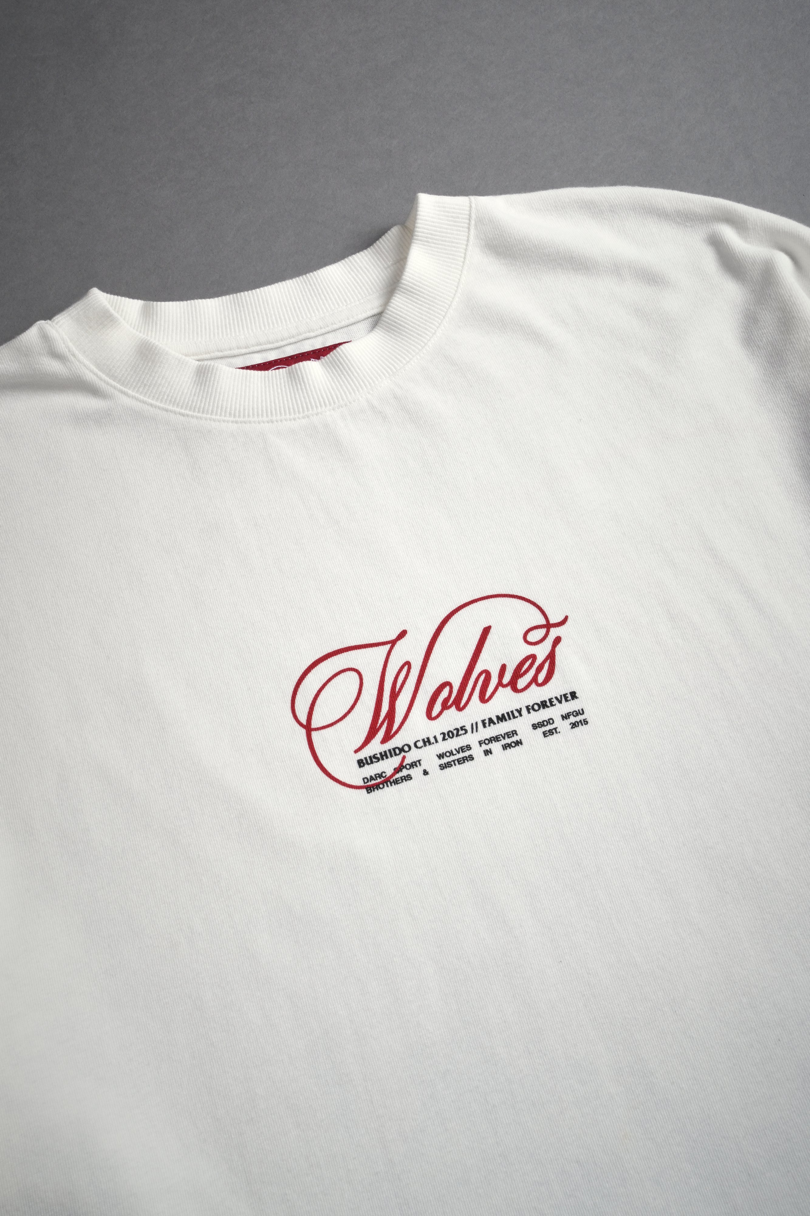 (1 Of 500) Death Bloom "Premium" Oversized Tee in Cream