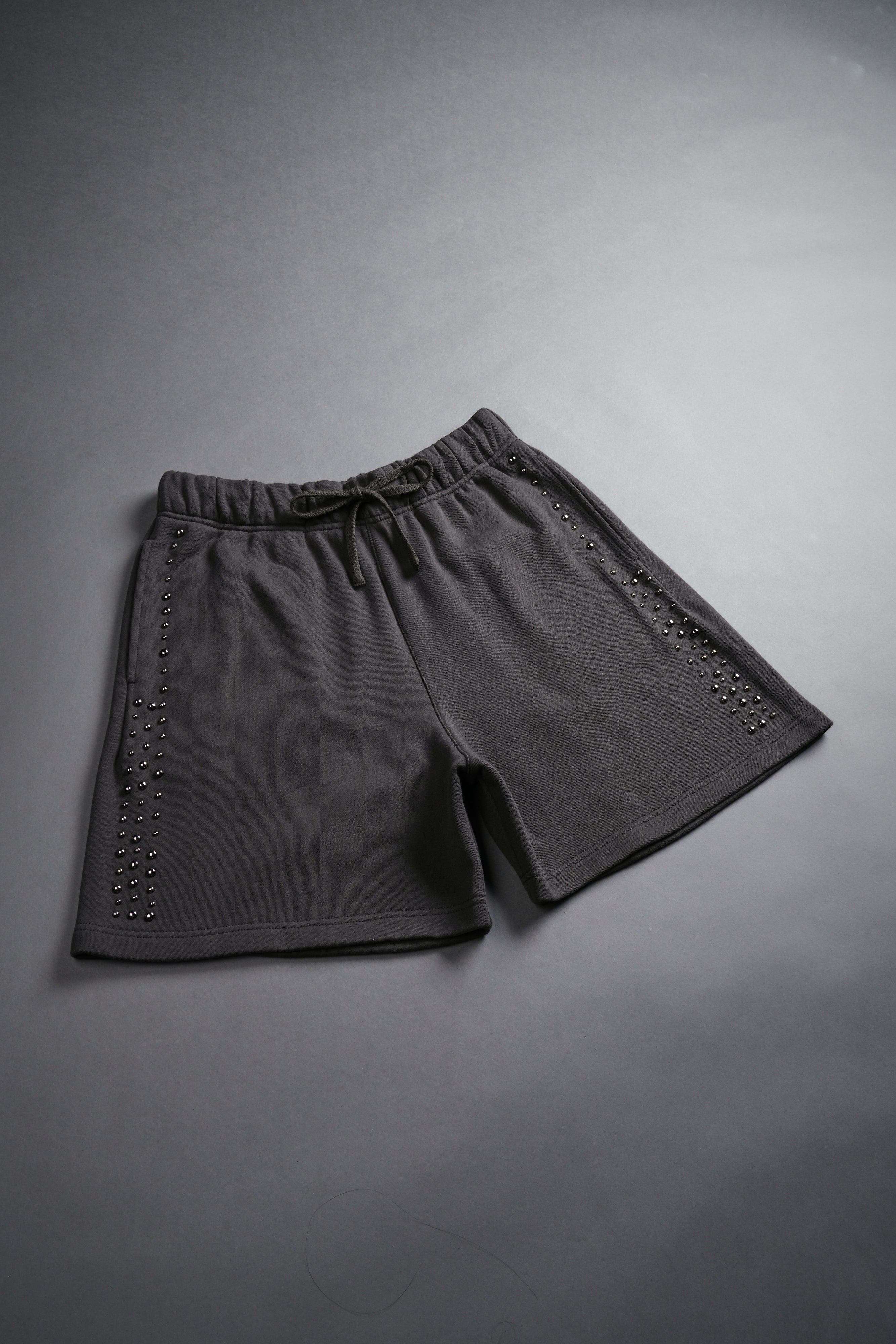 Stud Wolf Post Lounge Sweat Shorts in Wolf Gray