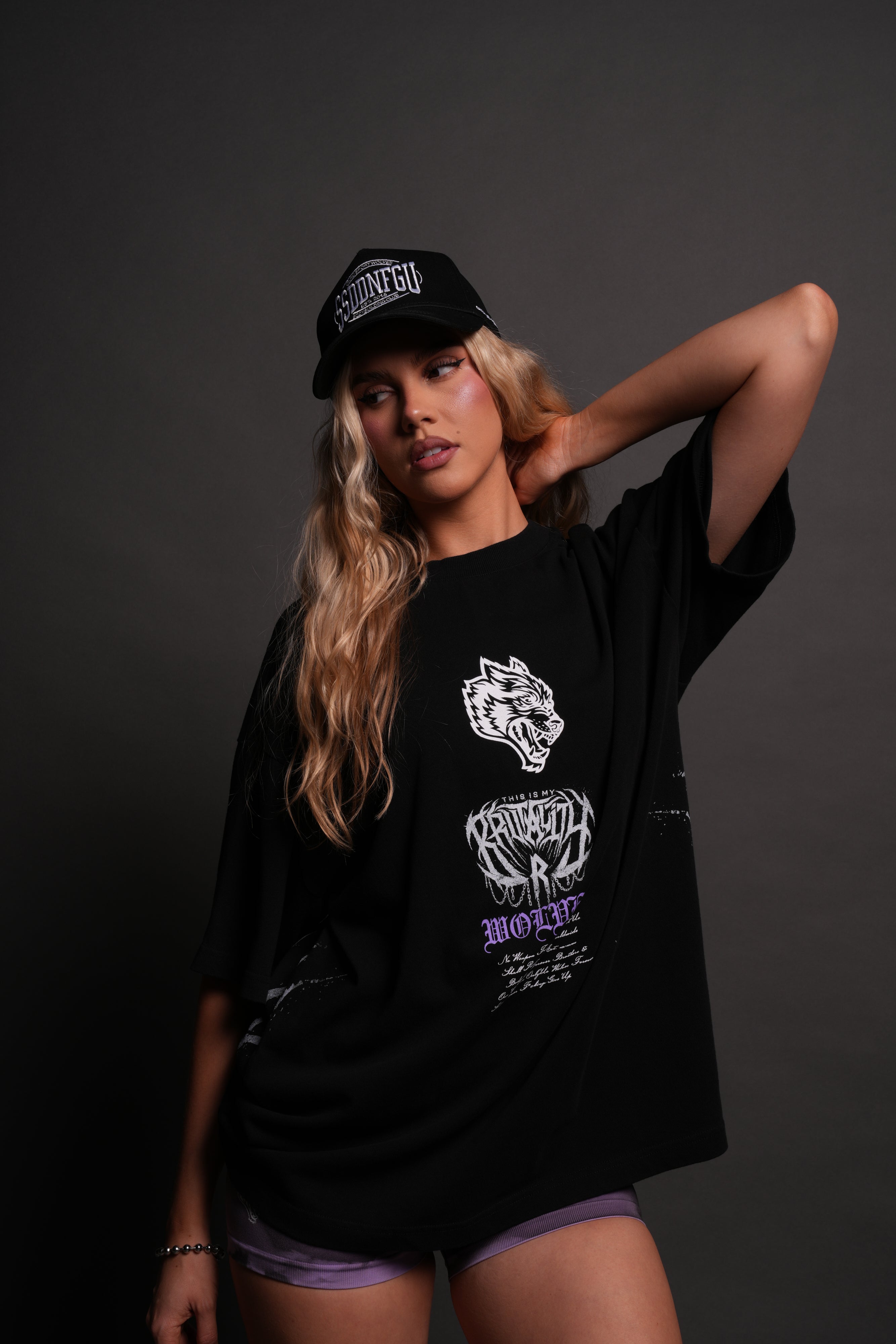 Brutality "Premium" Oversized Tee in Black