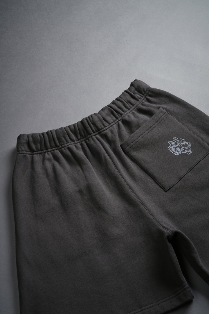Stud Wolf Post Lounge Sweat Shorts in Wolf Gray