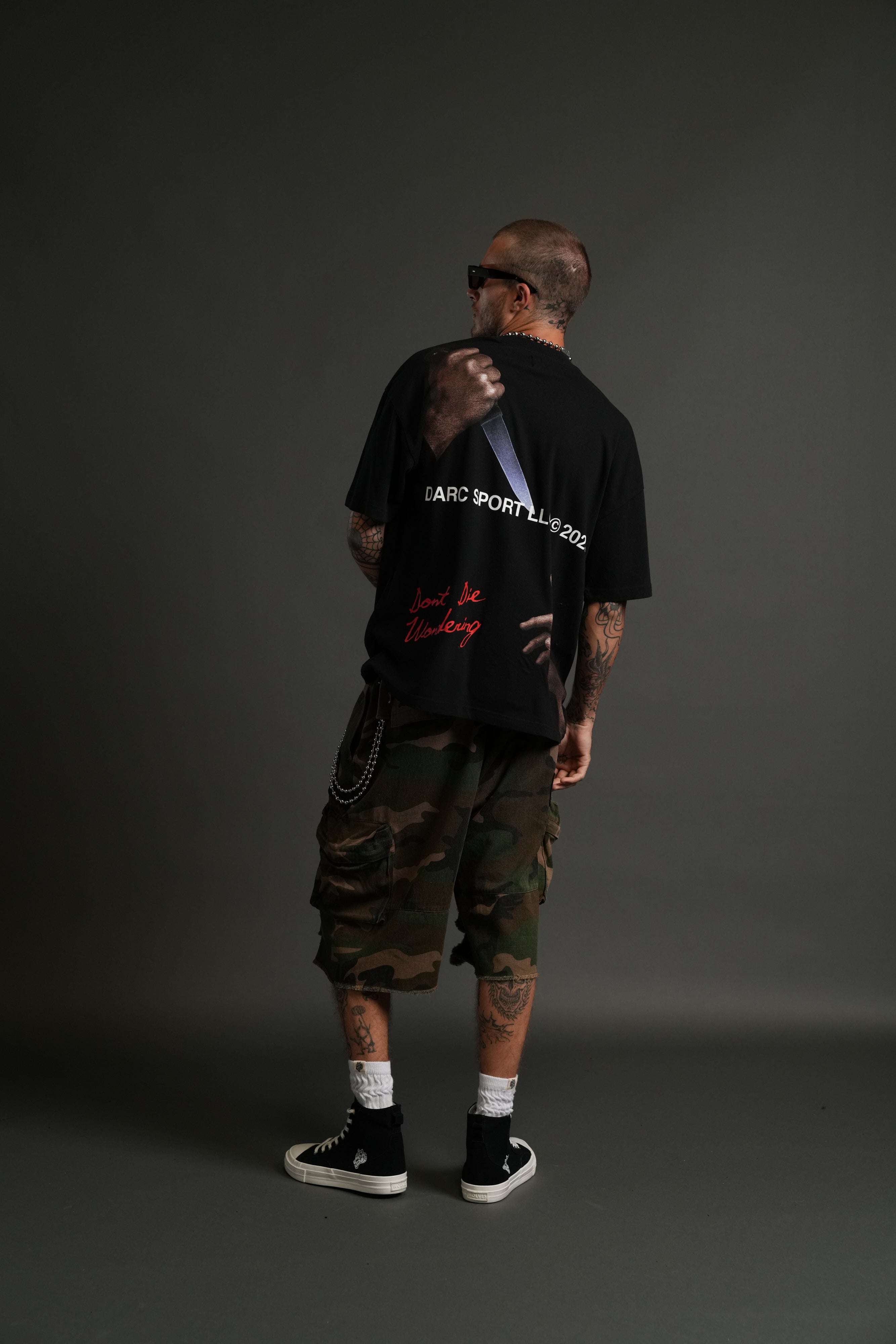 Eternal Blood "Premium" Oversized Tee in Black