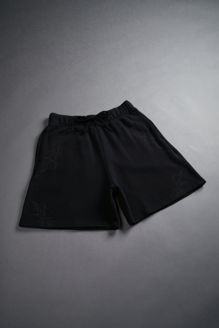 Thorns Post Lounge Sweat Shorts in Black