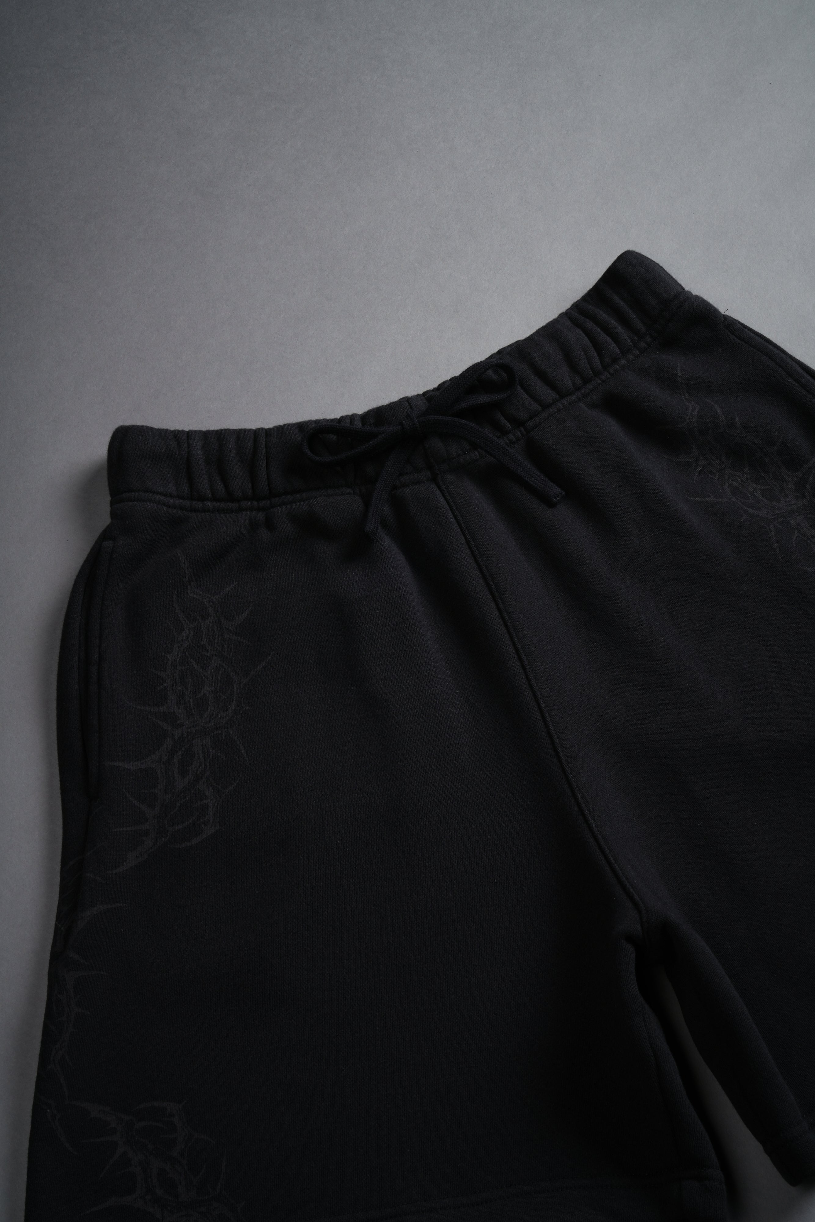 Thorns Post Lounge Sweat Shorts in Black