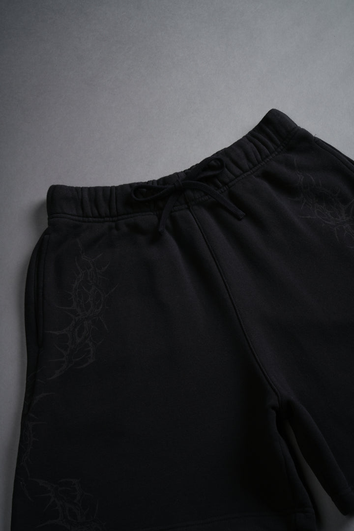 Thorns Post Lounge Sweat Shorts in Black