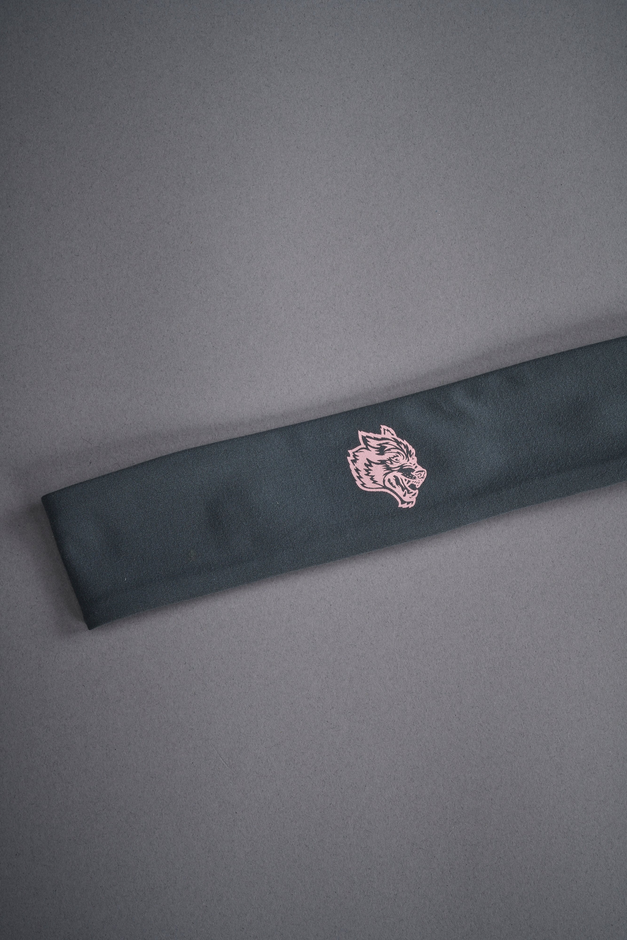 Wolf Head Energy Headband in Wolf Gray/Light Mauve