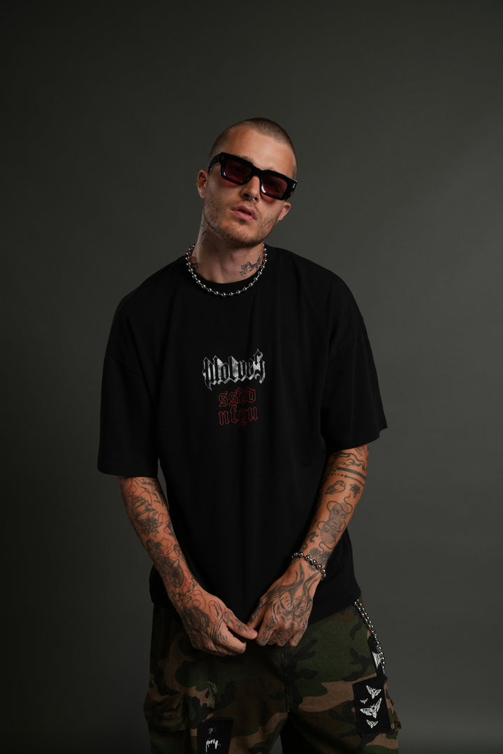 Eternal Blood "Premium" Oversized Tee in Black