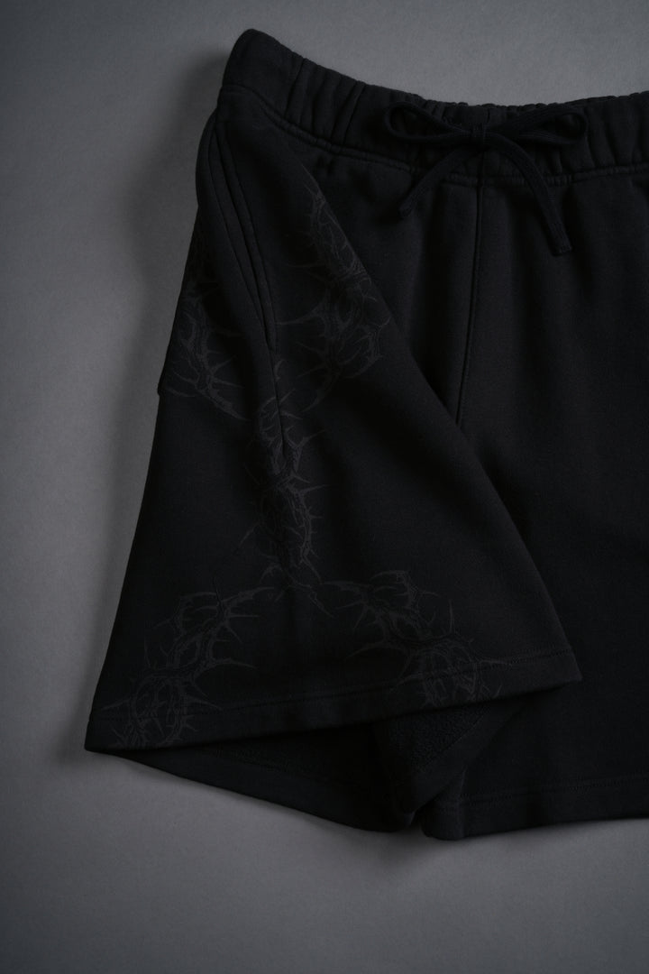 Thorns Post Lounge Sweat Shorts in Black