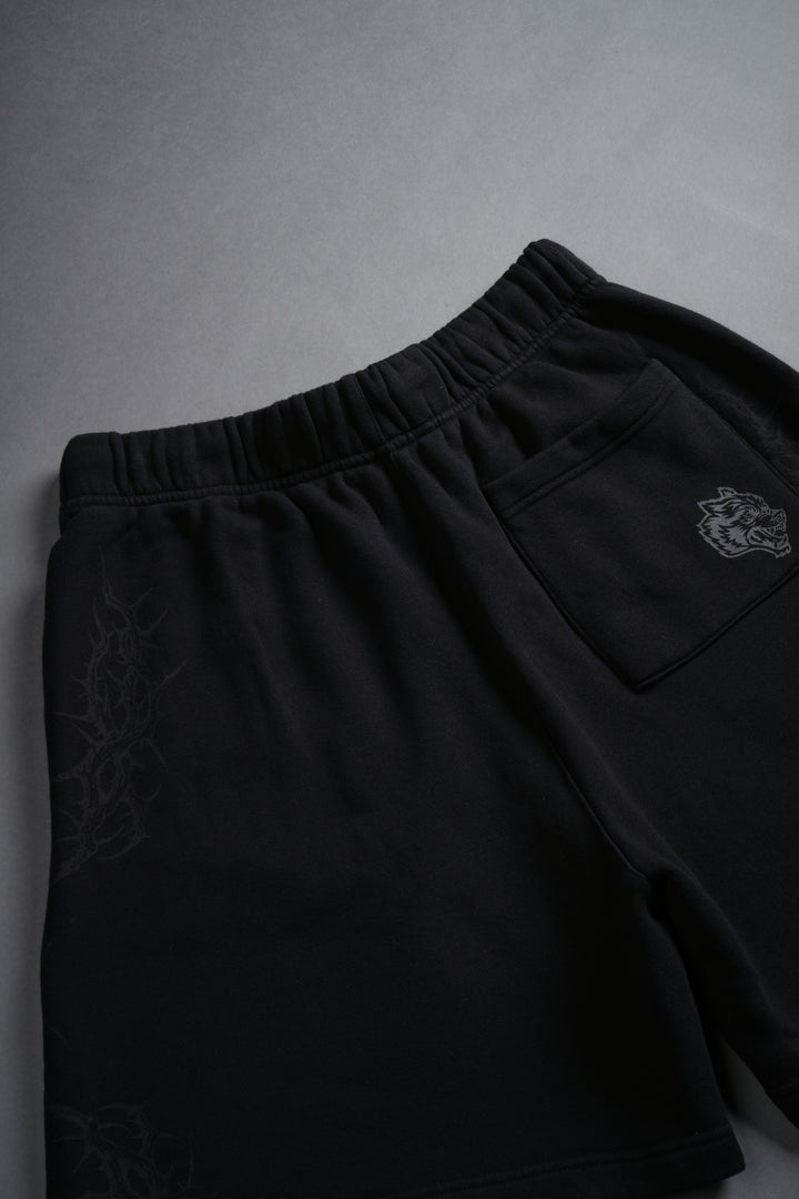 Thorns Post Lounge Sweat Shorts in Black