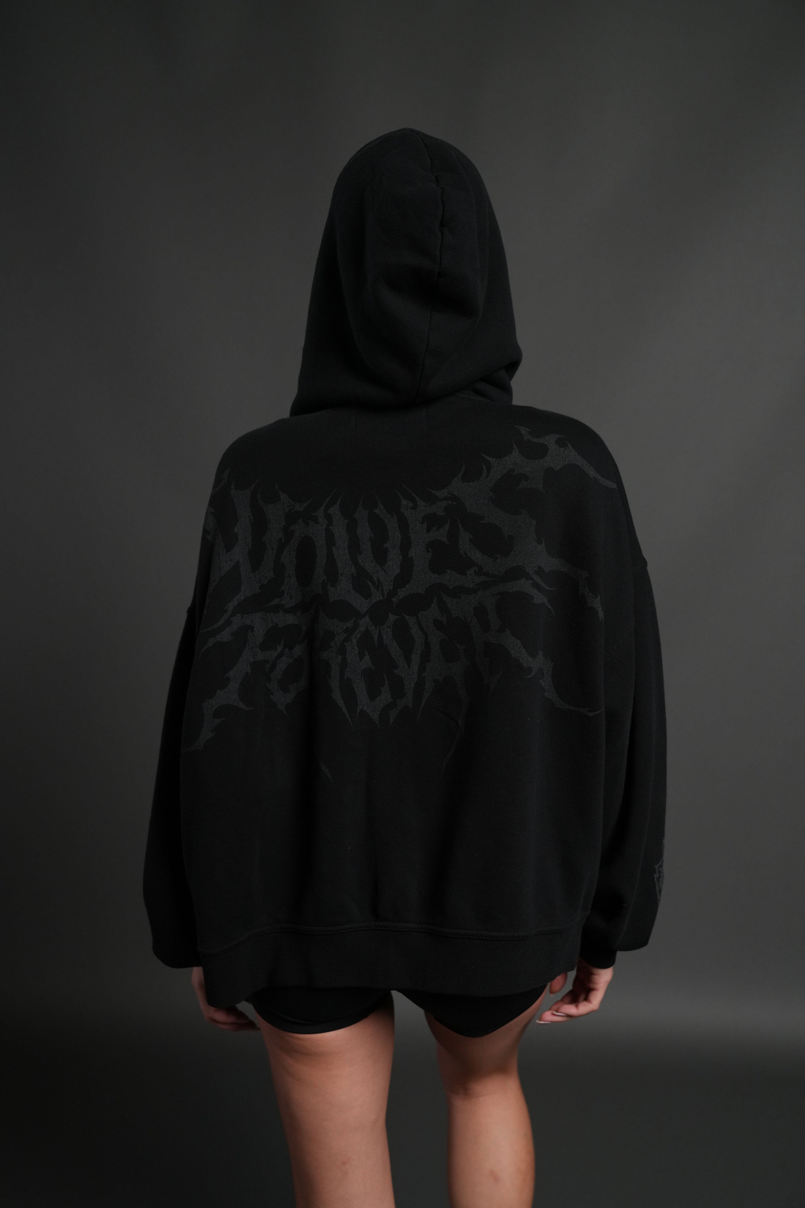 Vader Vex Double Zip Hoodie in Black – DarcSport