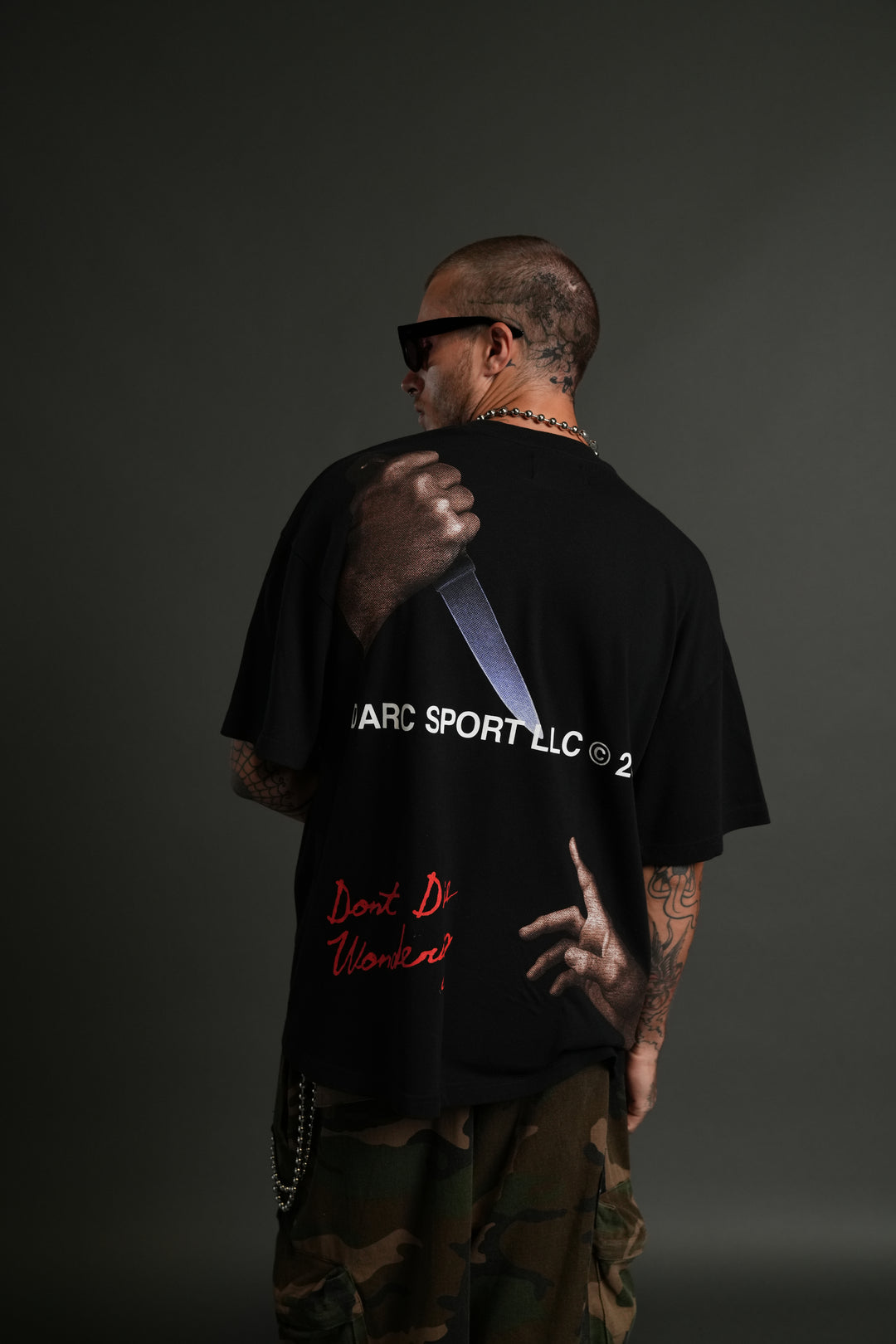 Eternal Blood "Premium" Oversized Tee in Black
