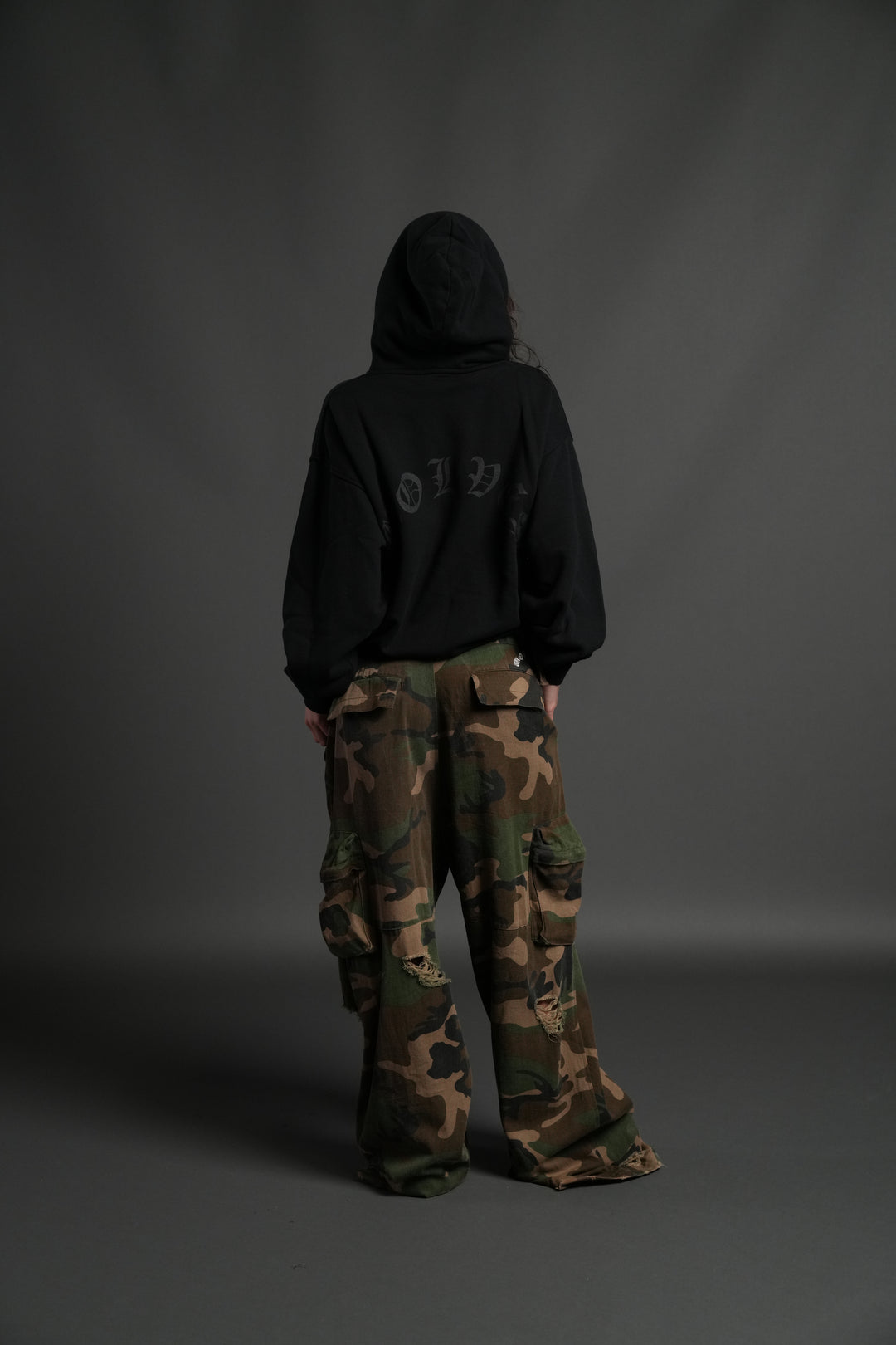 Mickey Mouse "Pierce" Hoodie in Black