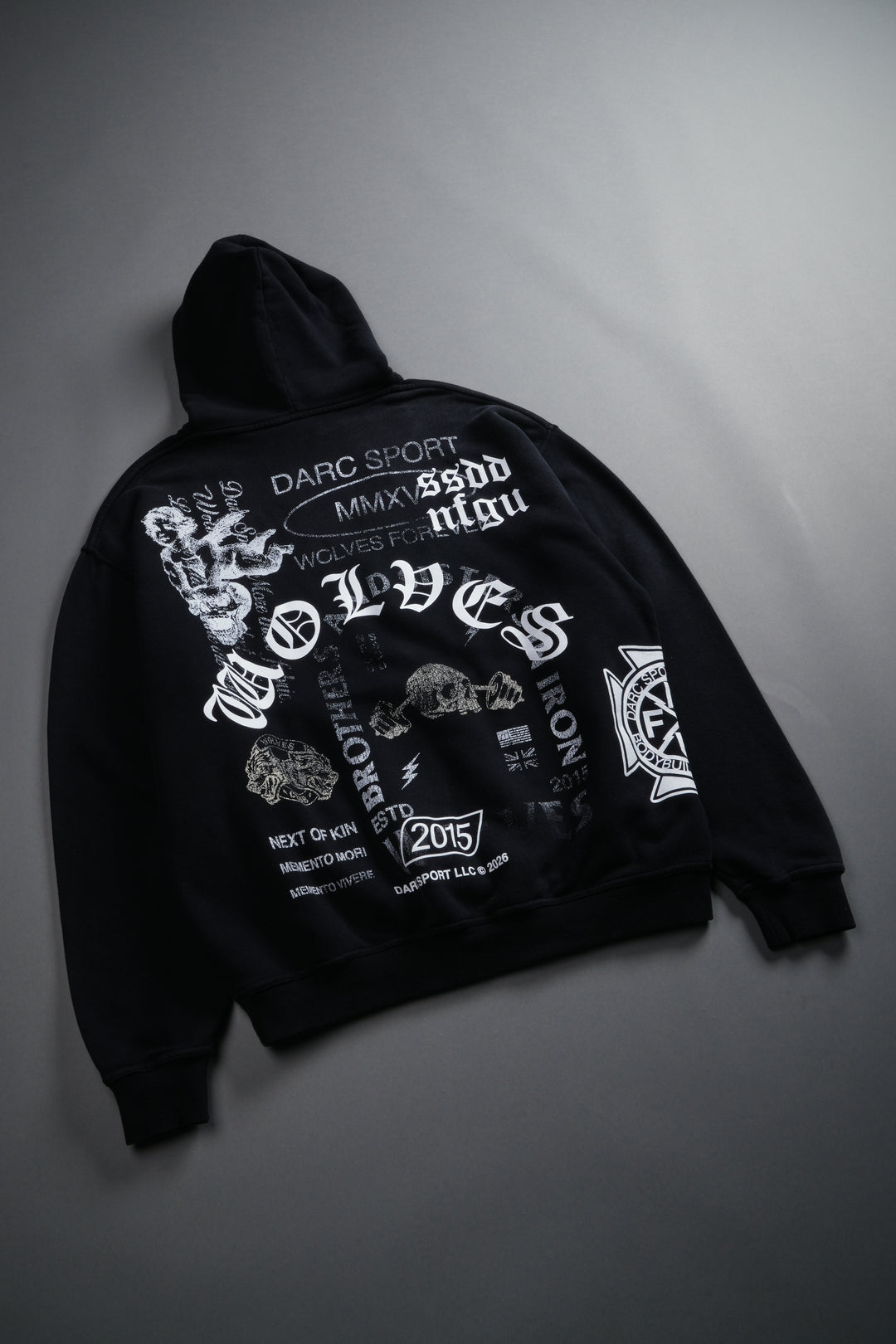 Next Of Kin NFGU "Bishop" Hoodie in Black Sun Fade