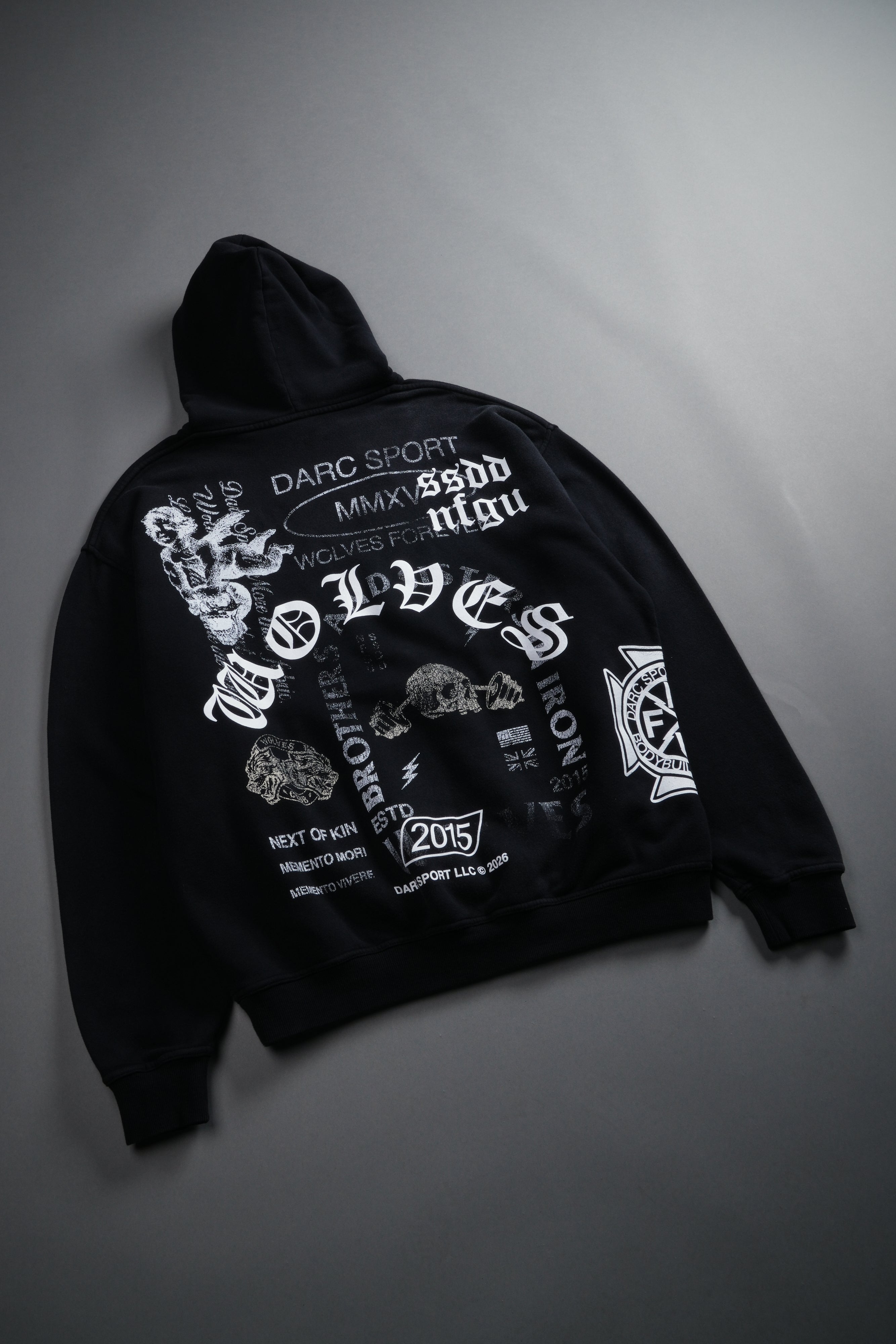 Next Of Kin NFGU "Bishop" Hoodie in Black Sun Fade