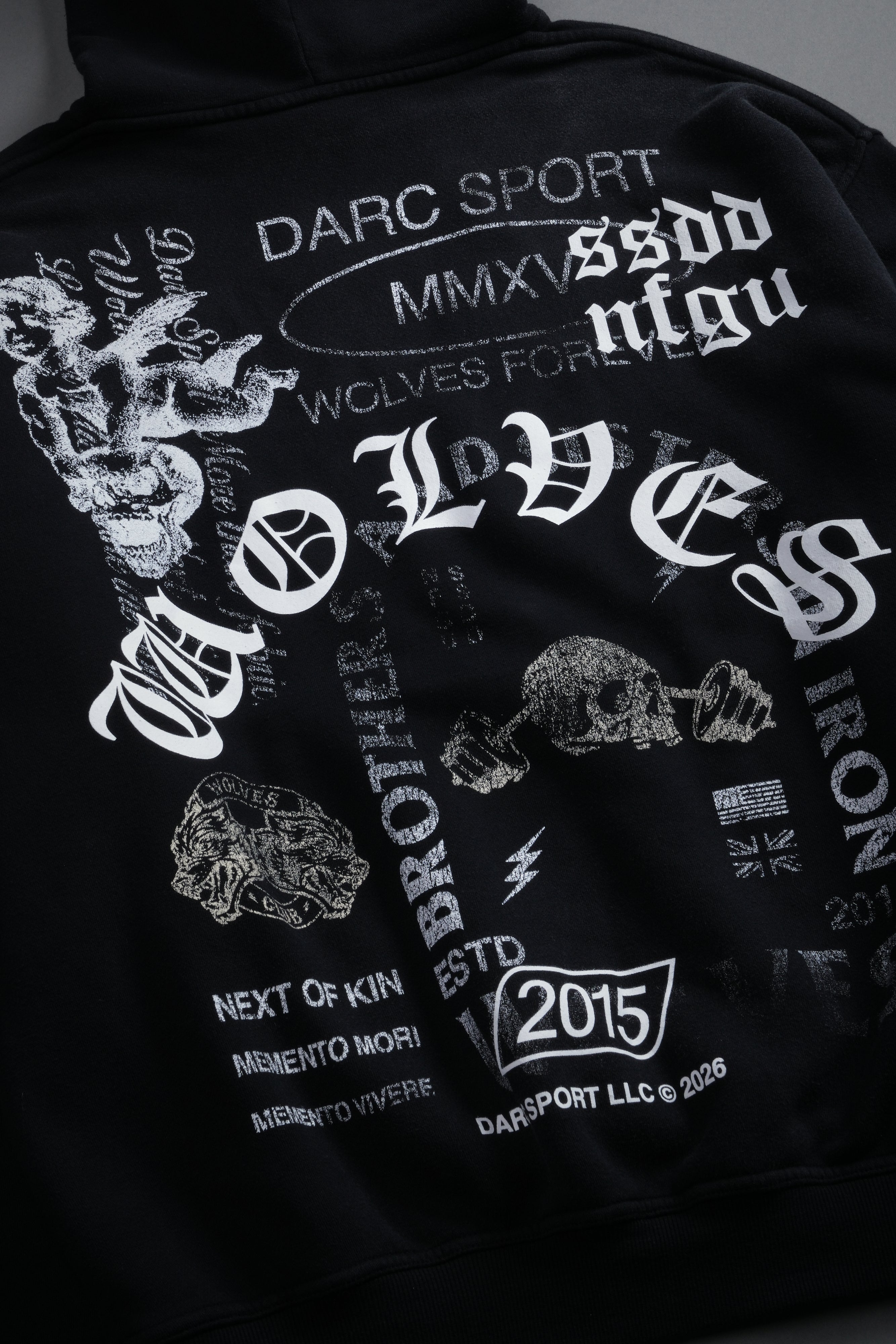 Next Of Kin NFGU "Bishop" Hoodie in Black Sun Fade