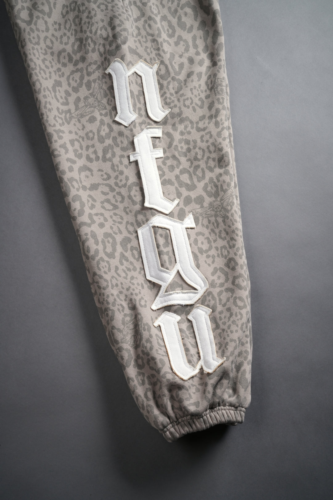 Our Mantra Lightweight Lounger Sweat Pants in Clay Leopard